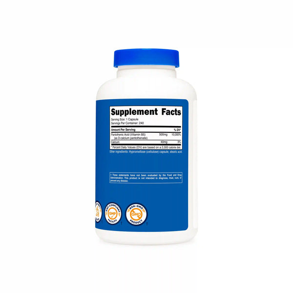 Nutricost Vitamin B5 Pantothenic Acid Capsules
