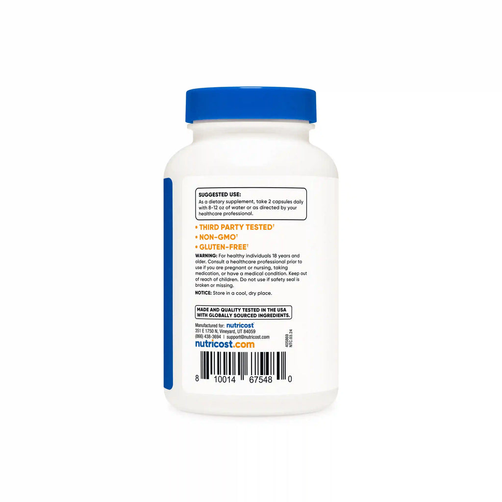 Nutricost Quercetin (With Bromelain) Capsules