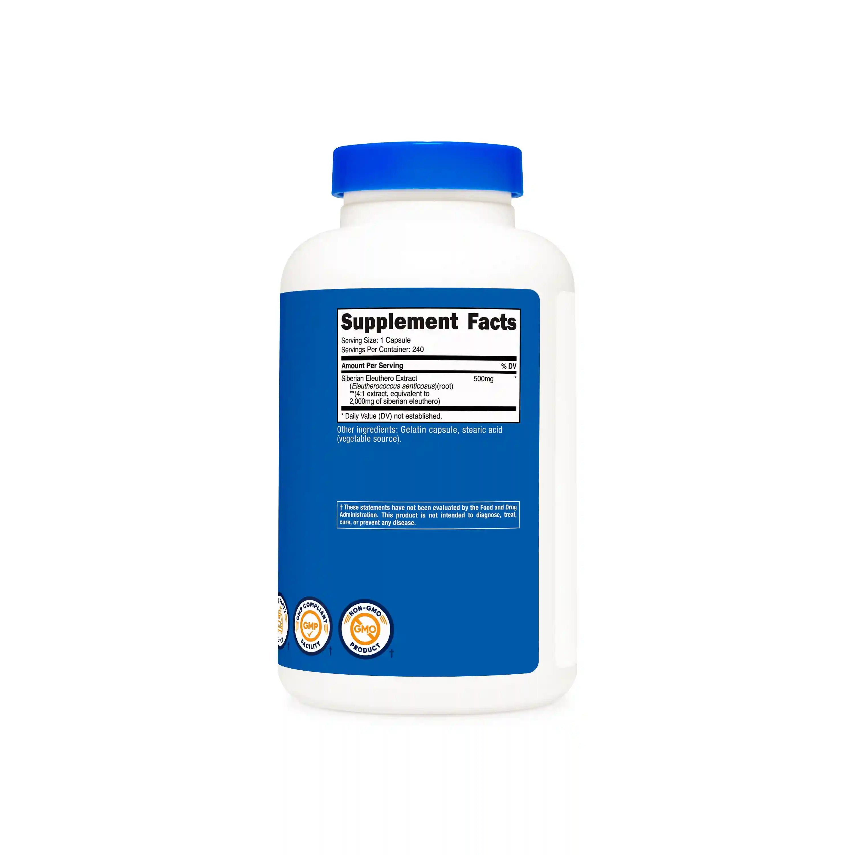 Nutricost Siberian Eleuthero Capsules Secondary image