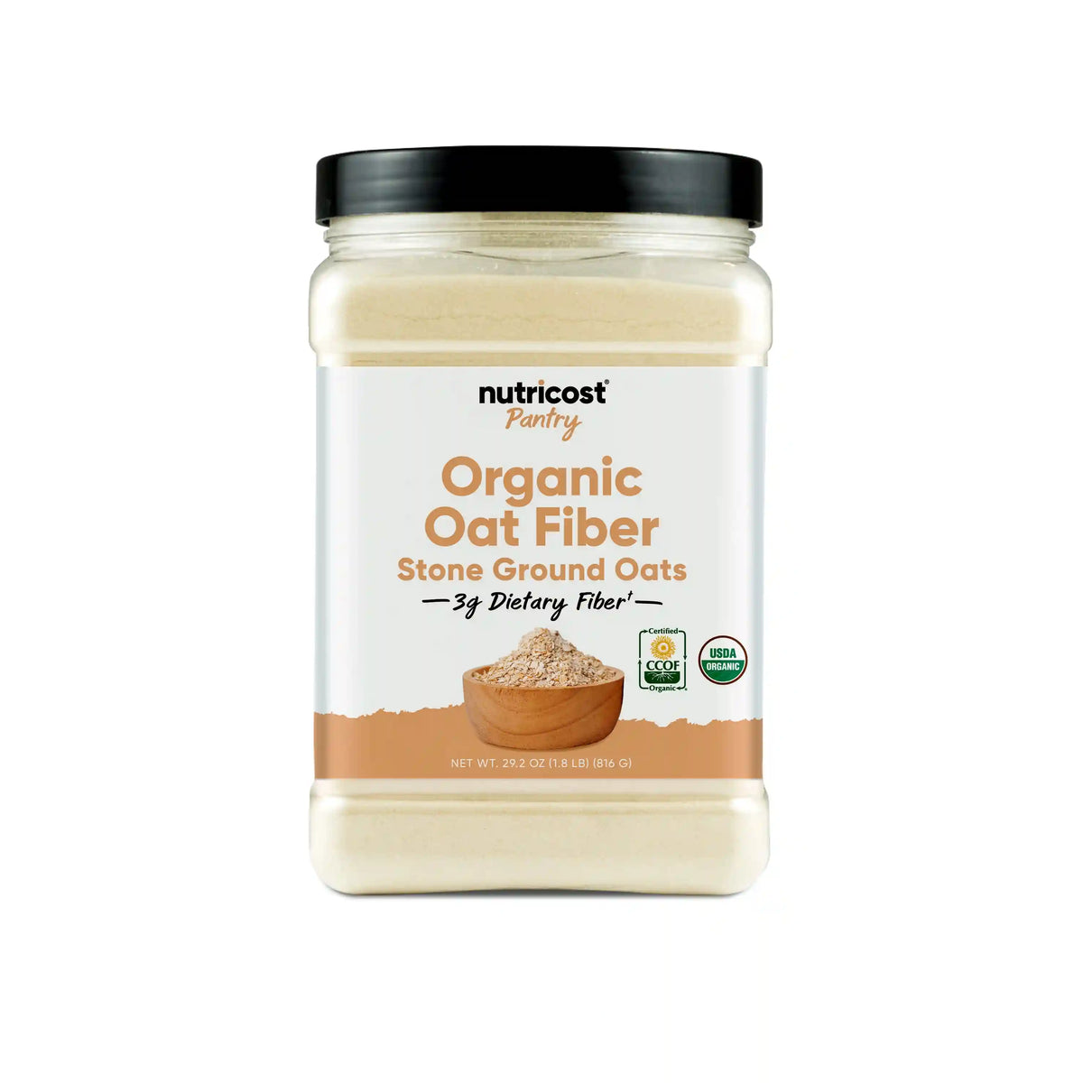 Nutricost Pantry Organic Oat Fiber Main image