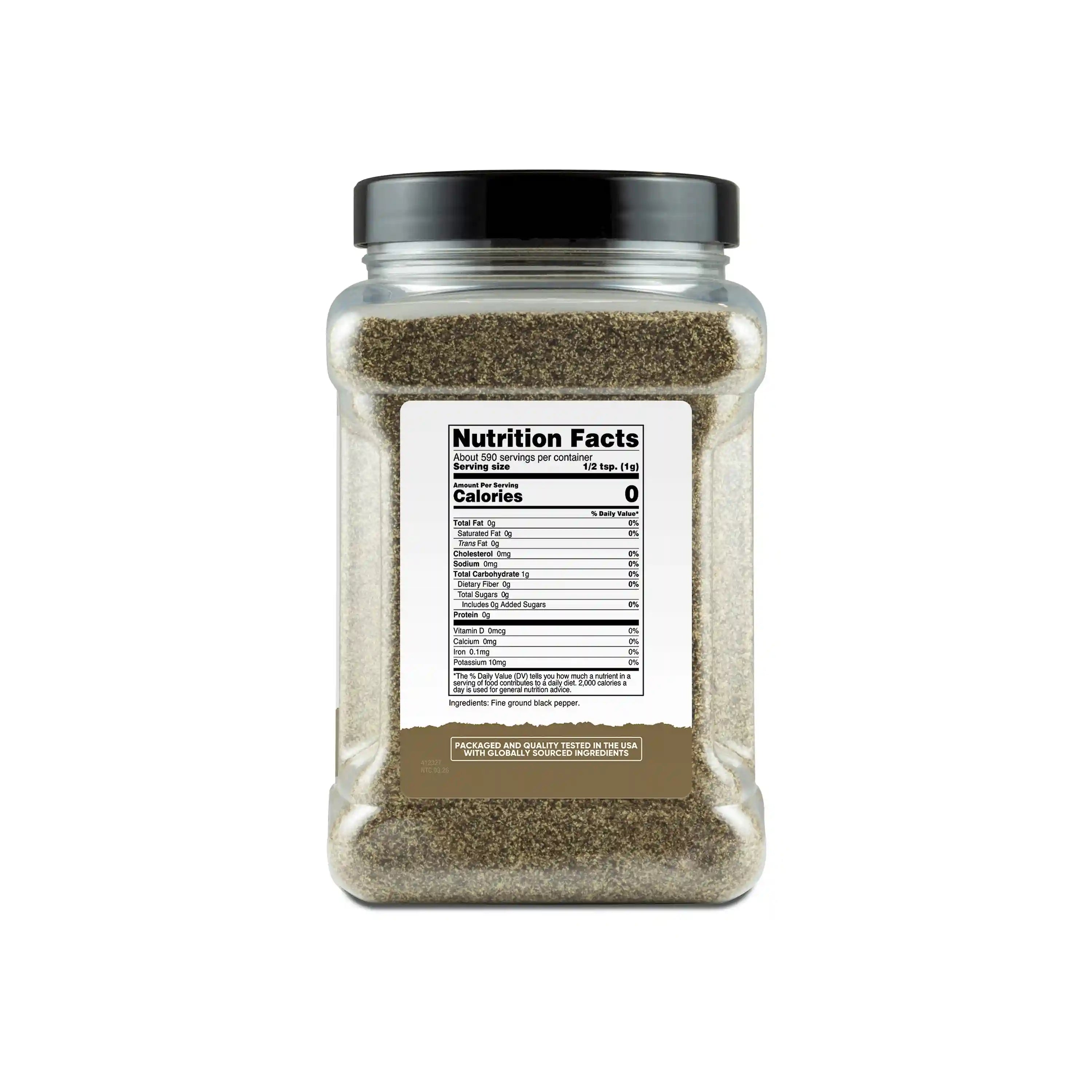 Nutricost Pantry Fine Ground Black Pepper Secondary image