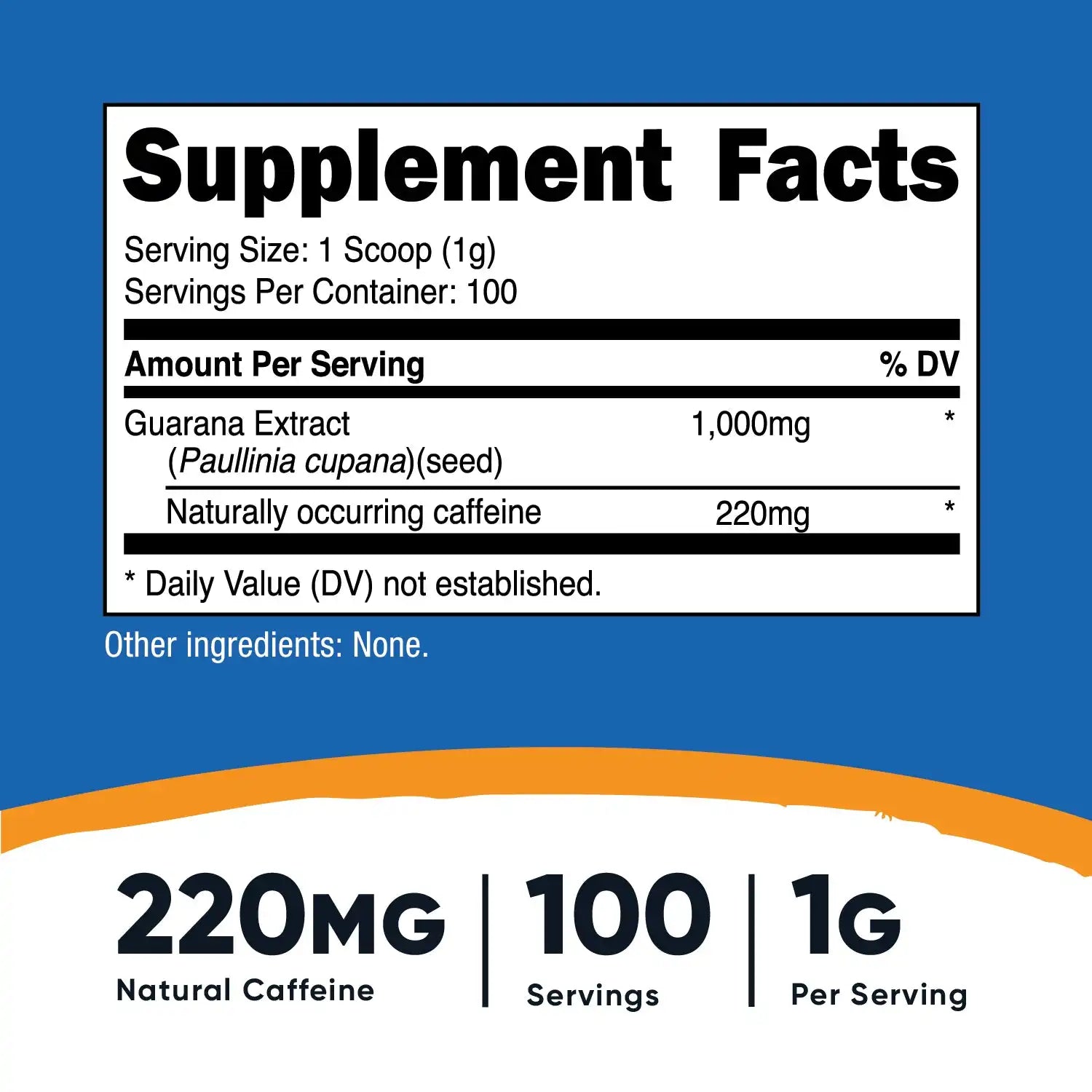 Nutricost Guarana Powder Secondary image
