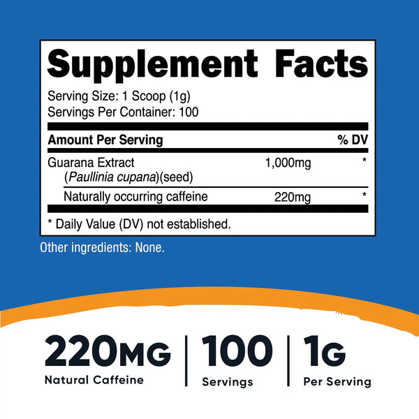 Nutricost Guarana Powder