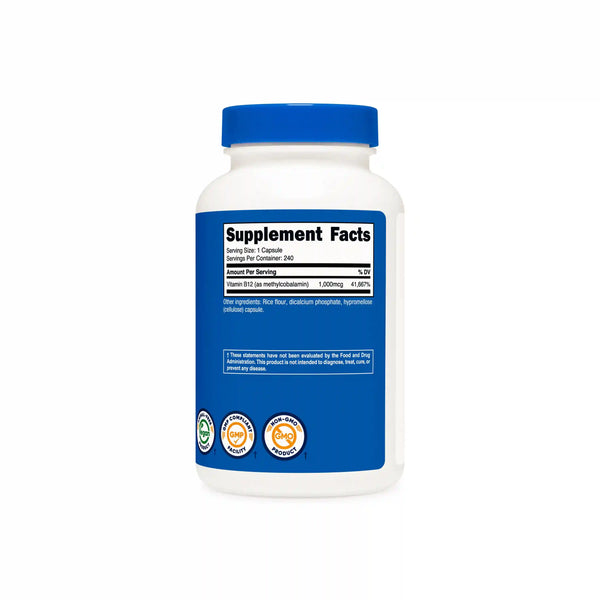 Nutricost Vitamin B12 Capsules