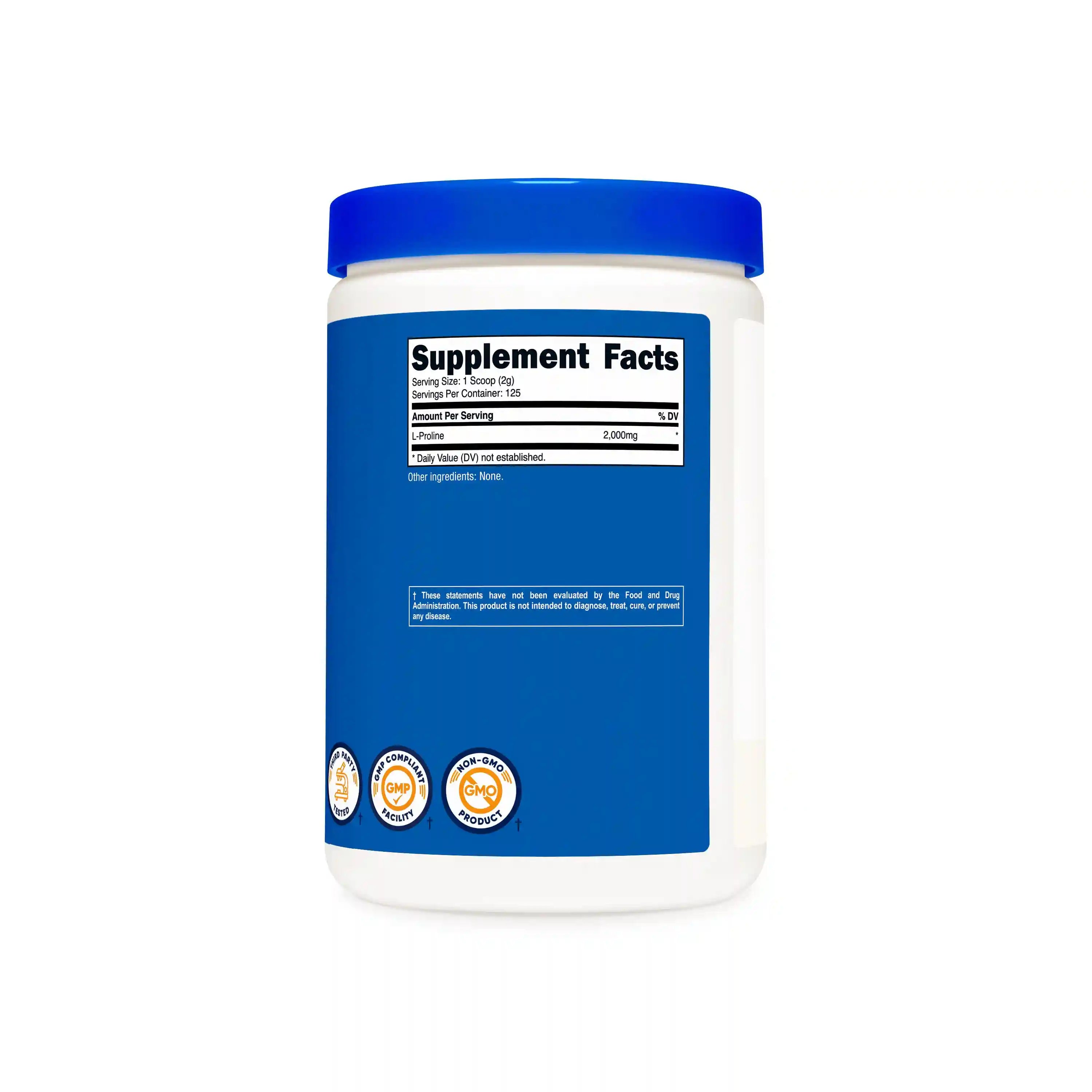 Nutricost L-Proline Powder Secondary image