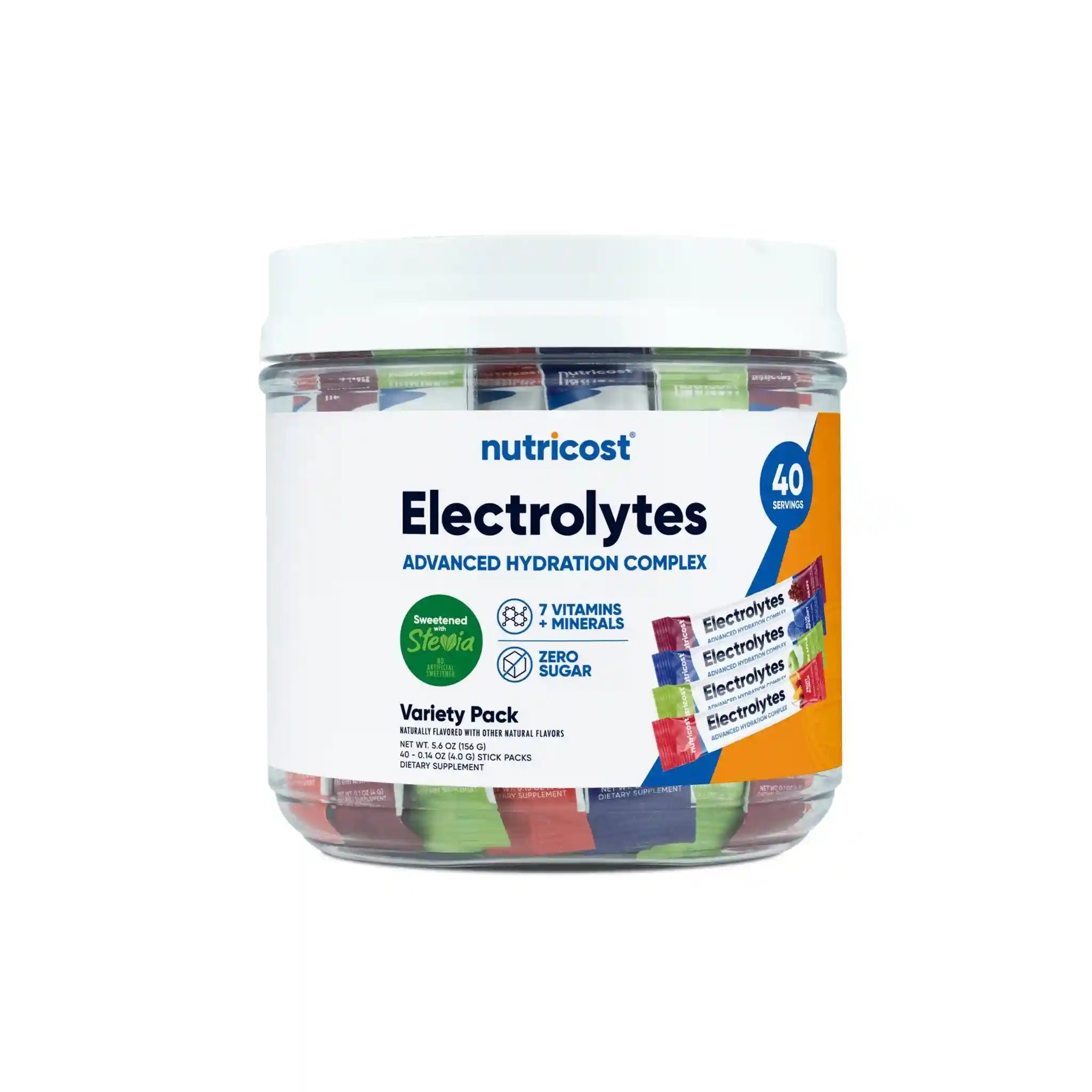 Nutricost Electrolytes Hydration Stick Packs (40 Pack) Secondary image