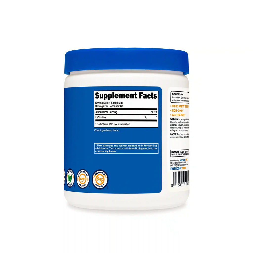 Nutricost L-Citrulline (Base) Powder