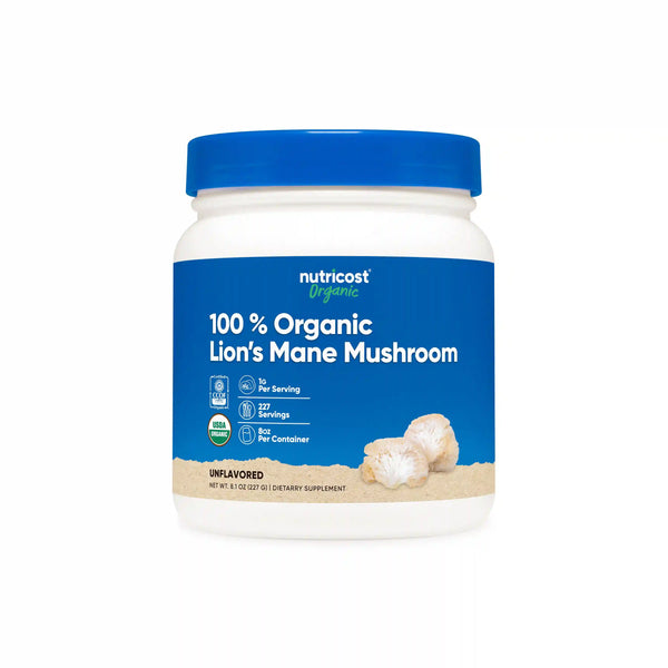 Nutricost Organic Lion's Mane Mushroom Powder