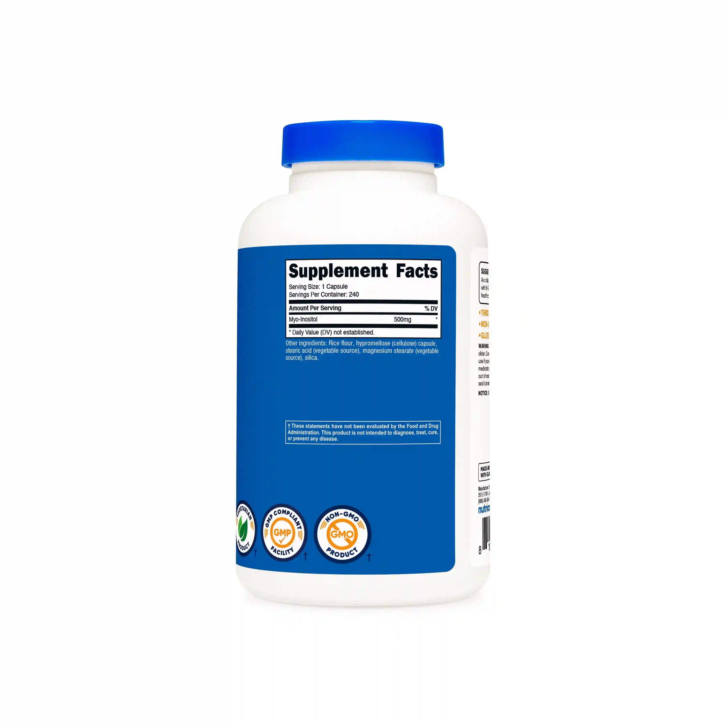 Nutricost Inositol Capsules Secondary image