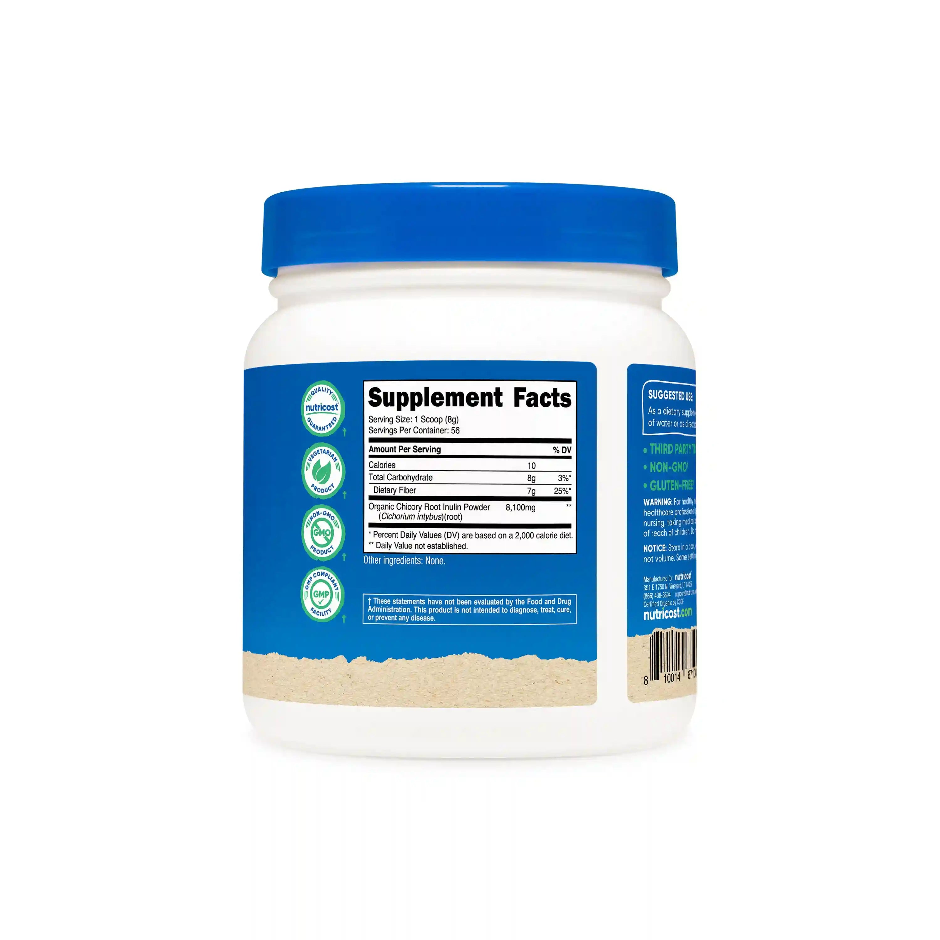 Nutricost Organic Inulin Powder Secondary image