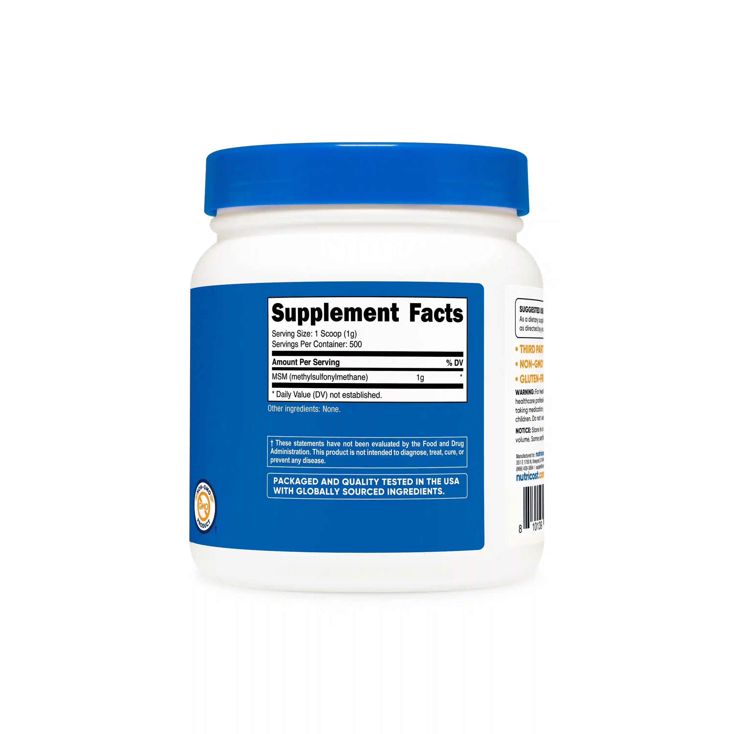 Nutricost MSM Powder Secondary image