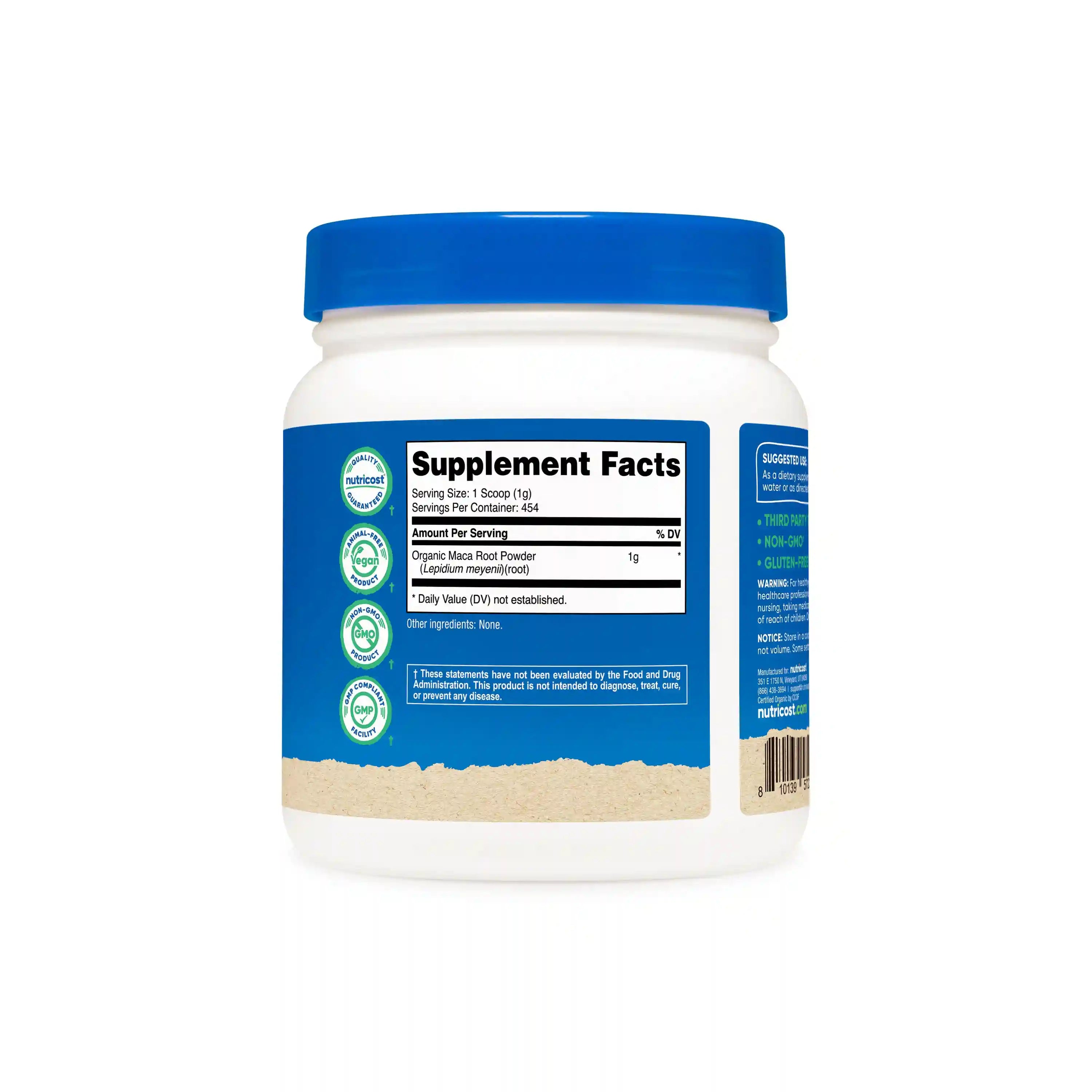 Nutricost Organic Maca Root Powder Secondary image