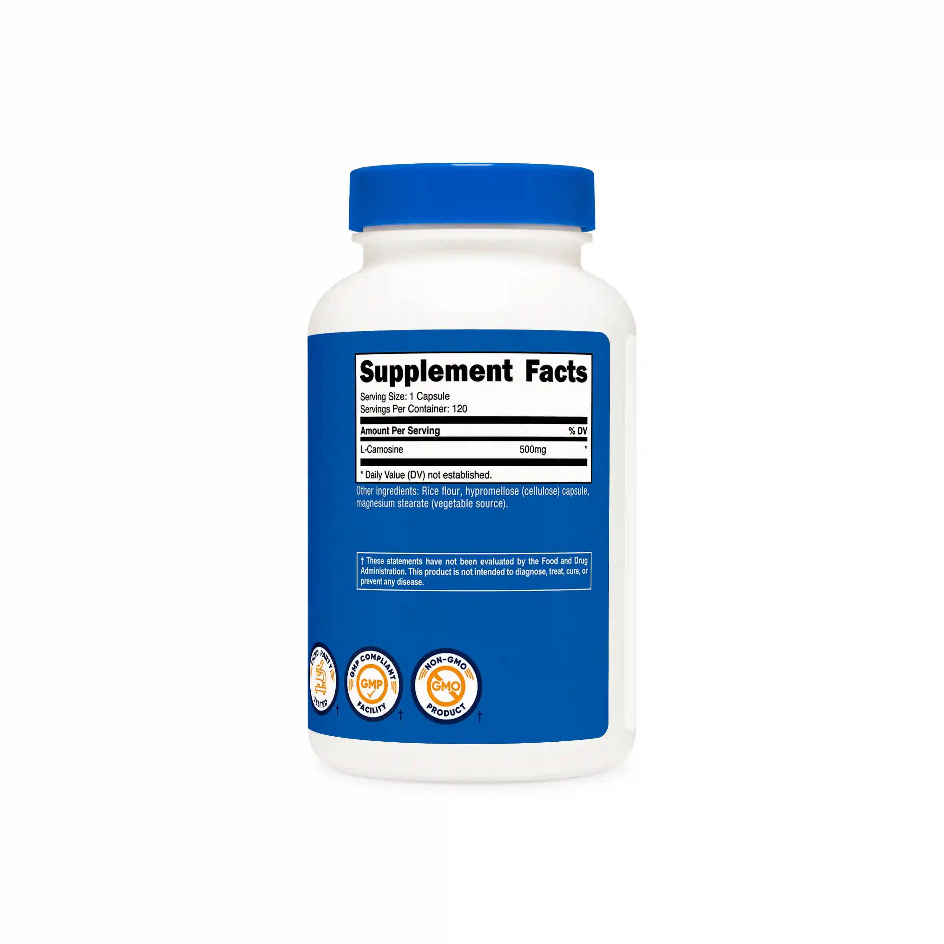 Nutricost L-Carnosine Capsules Secondary image