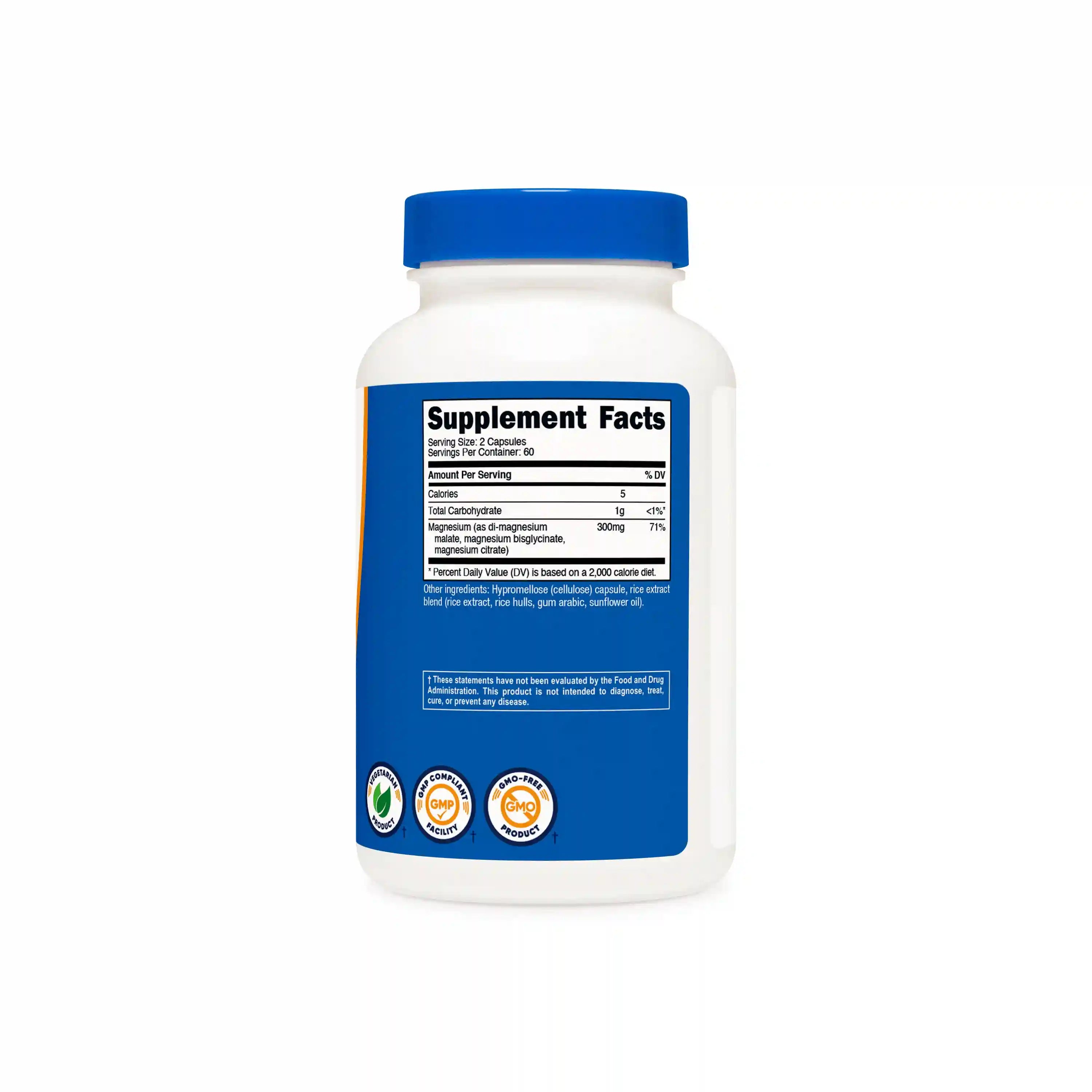 Nutricost Triple Magnesium Complex Capsules Secondary image