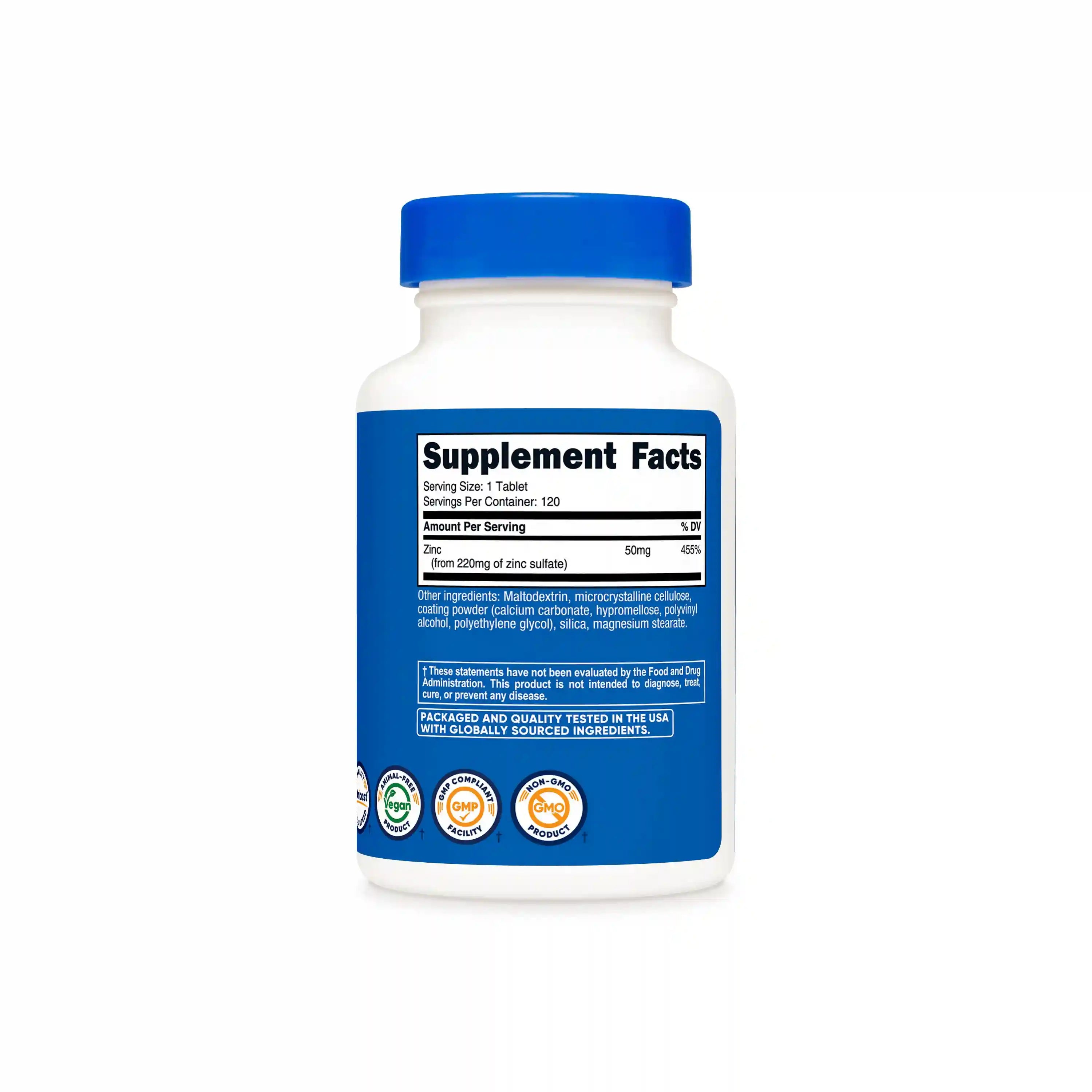 Nutricost Zinc Sulfate Secondary image
