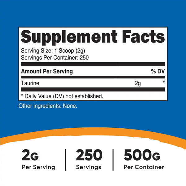 Nutricost Taurine Powder