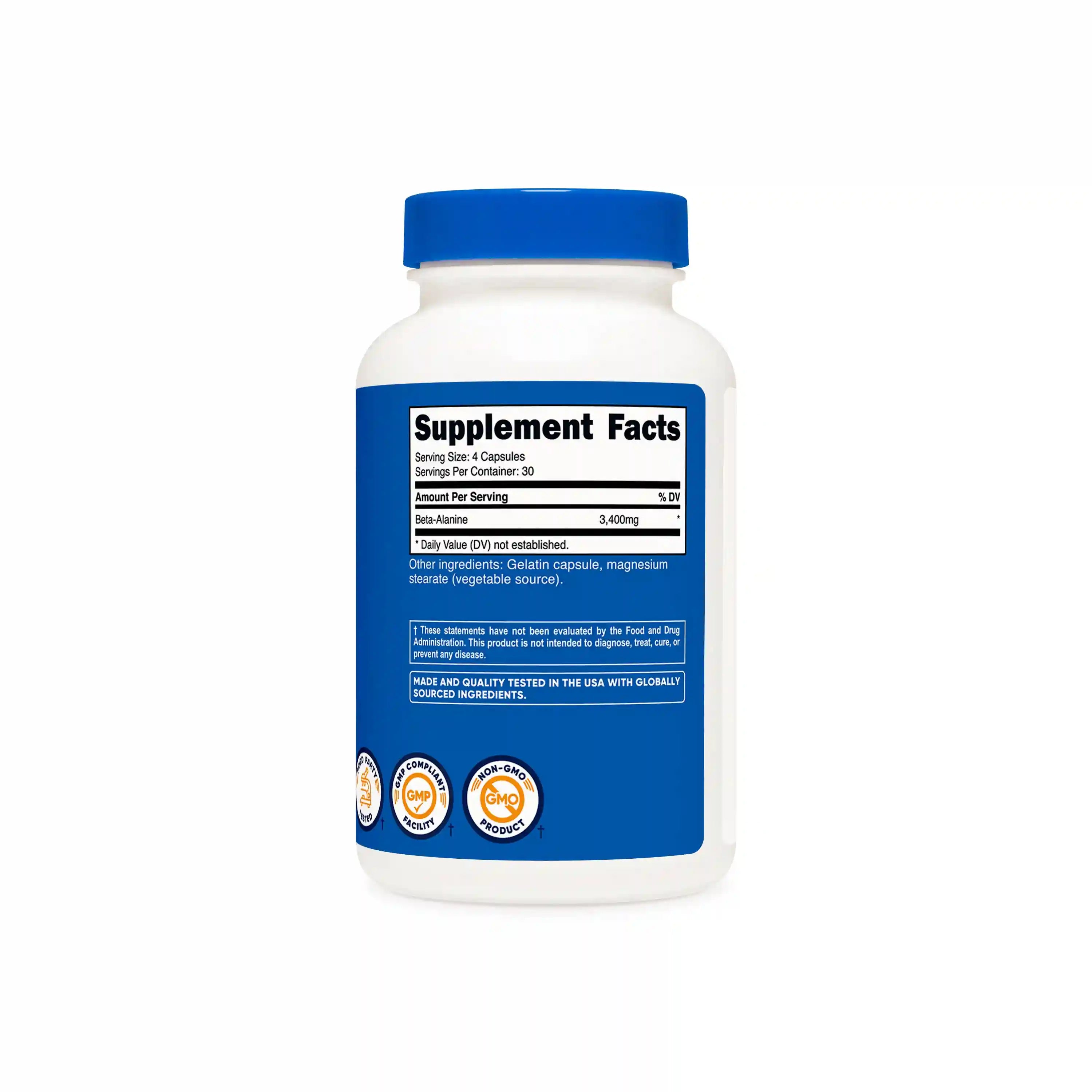 Nutricost Beta-Alanine Capsules Secondary image