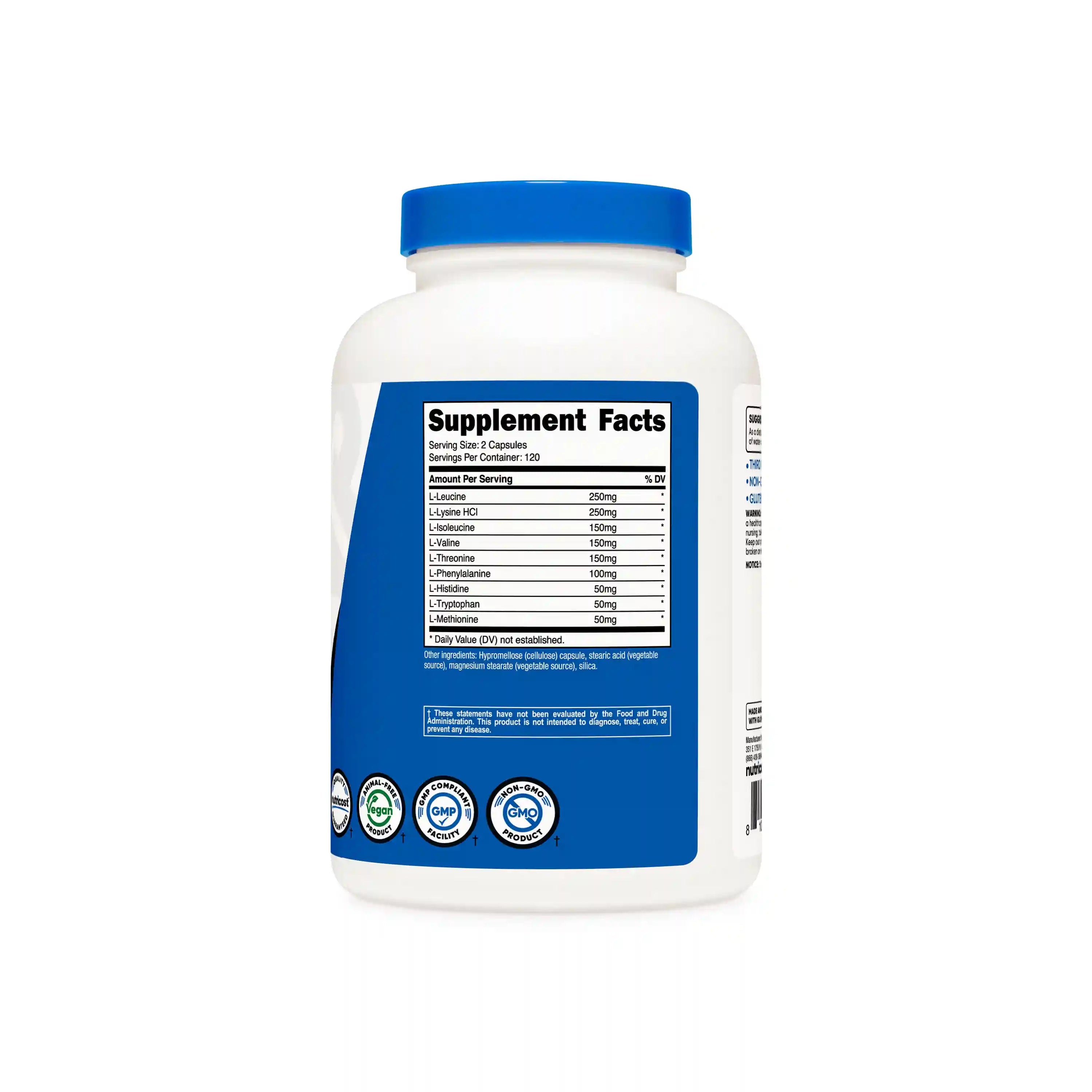 Nutricost EAA Capsules Secondary image
