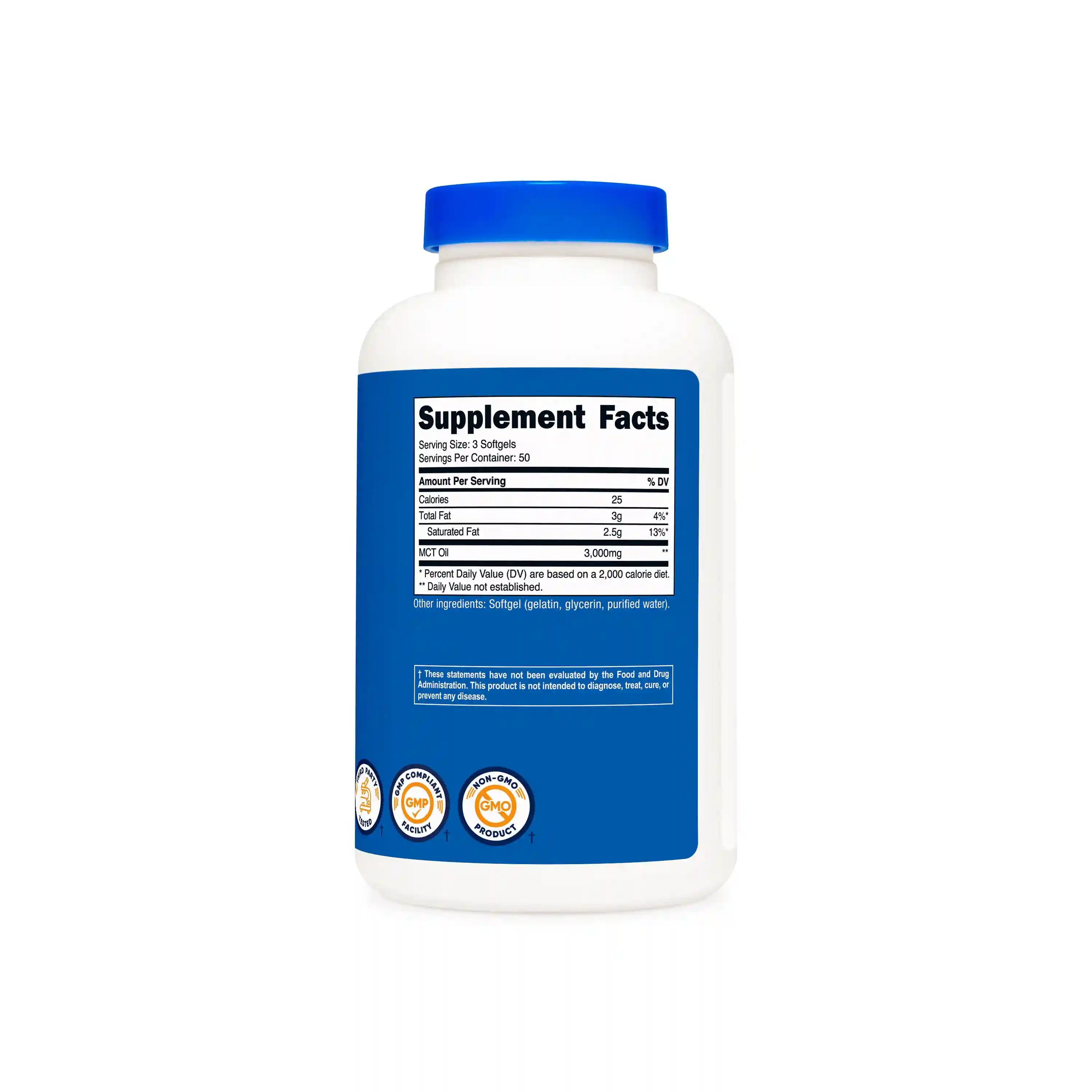 Nutricost MCT Oil Softgels Secondary image