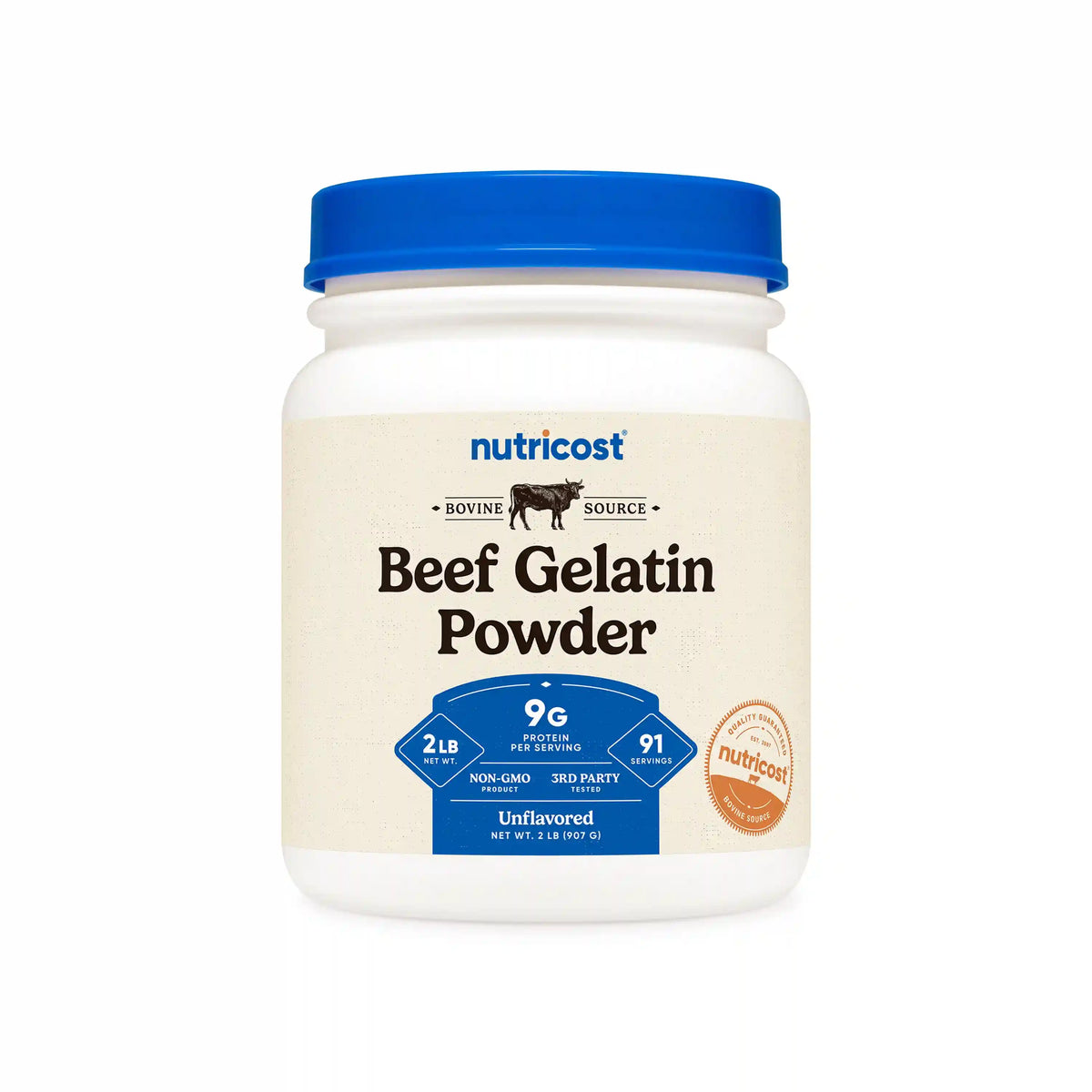 Nutricost Beef Gelatin Powder Main image