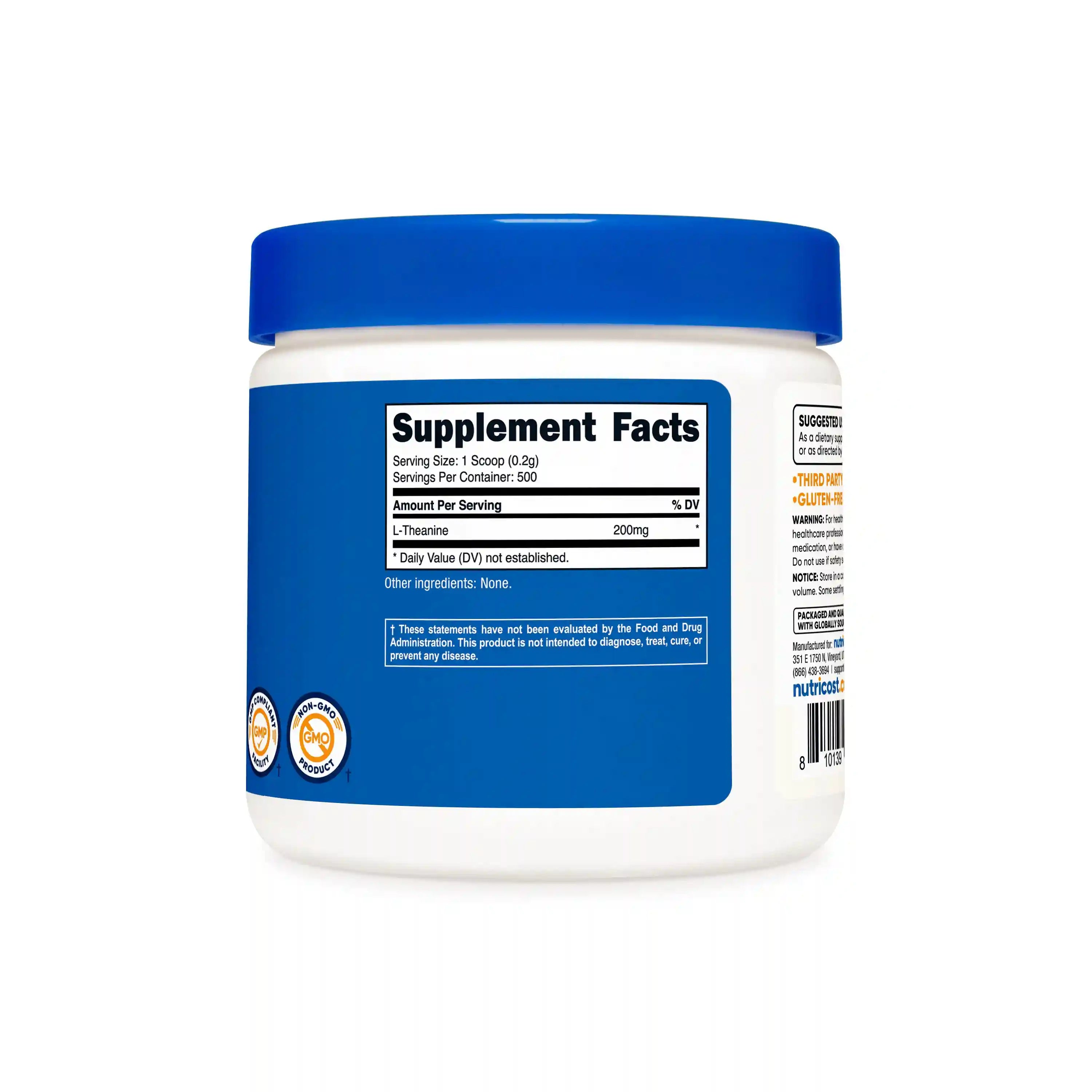 Nutricost L-Theanine Powder Secondary image