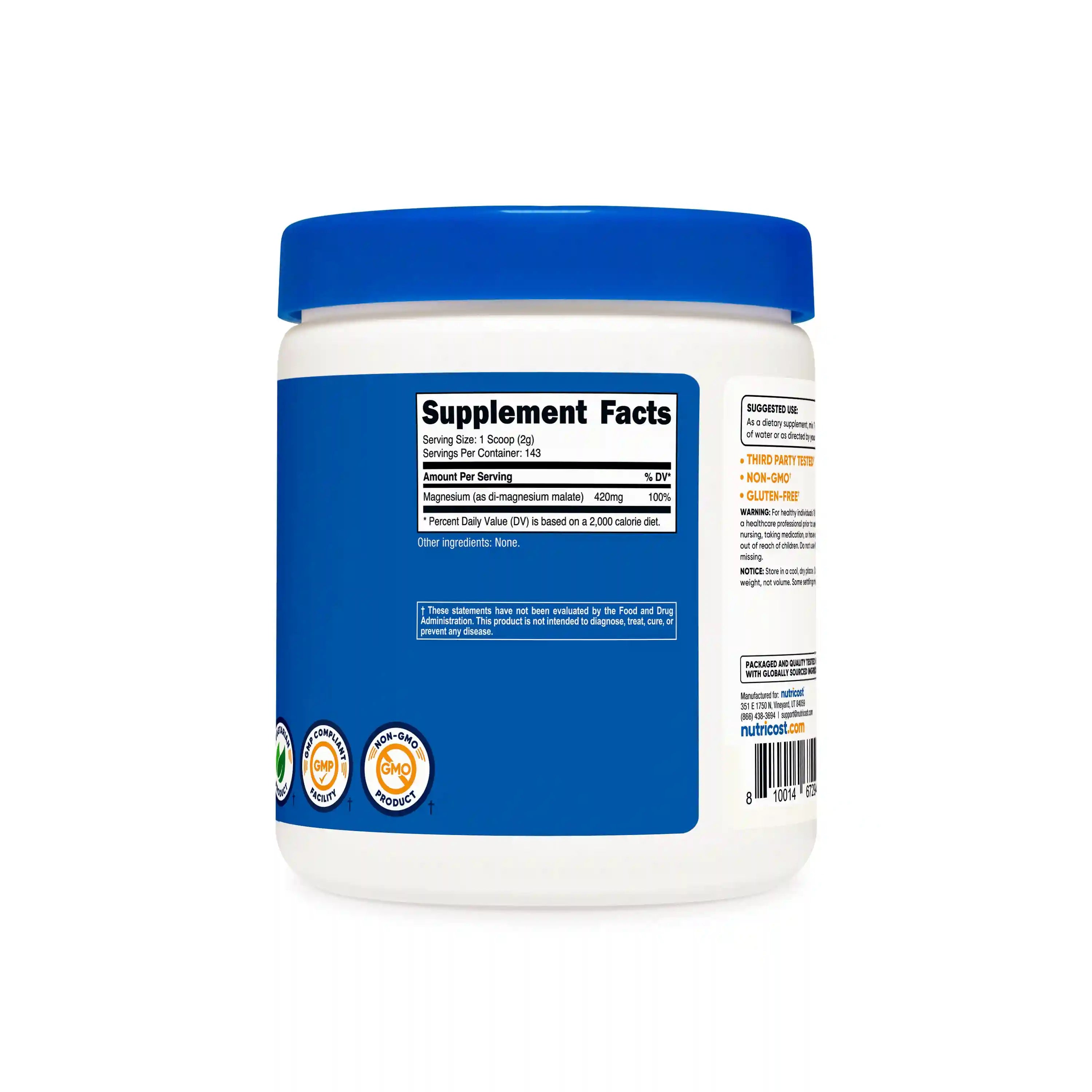 Nutricost Magnesium Malate Powder Secondary image