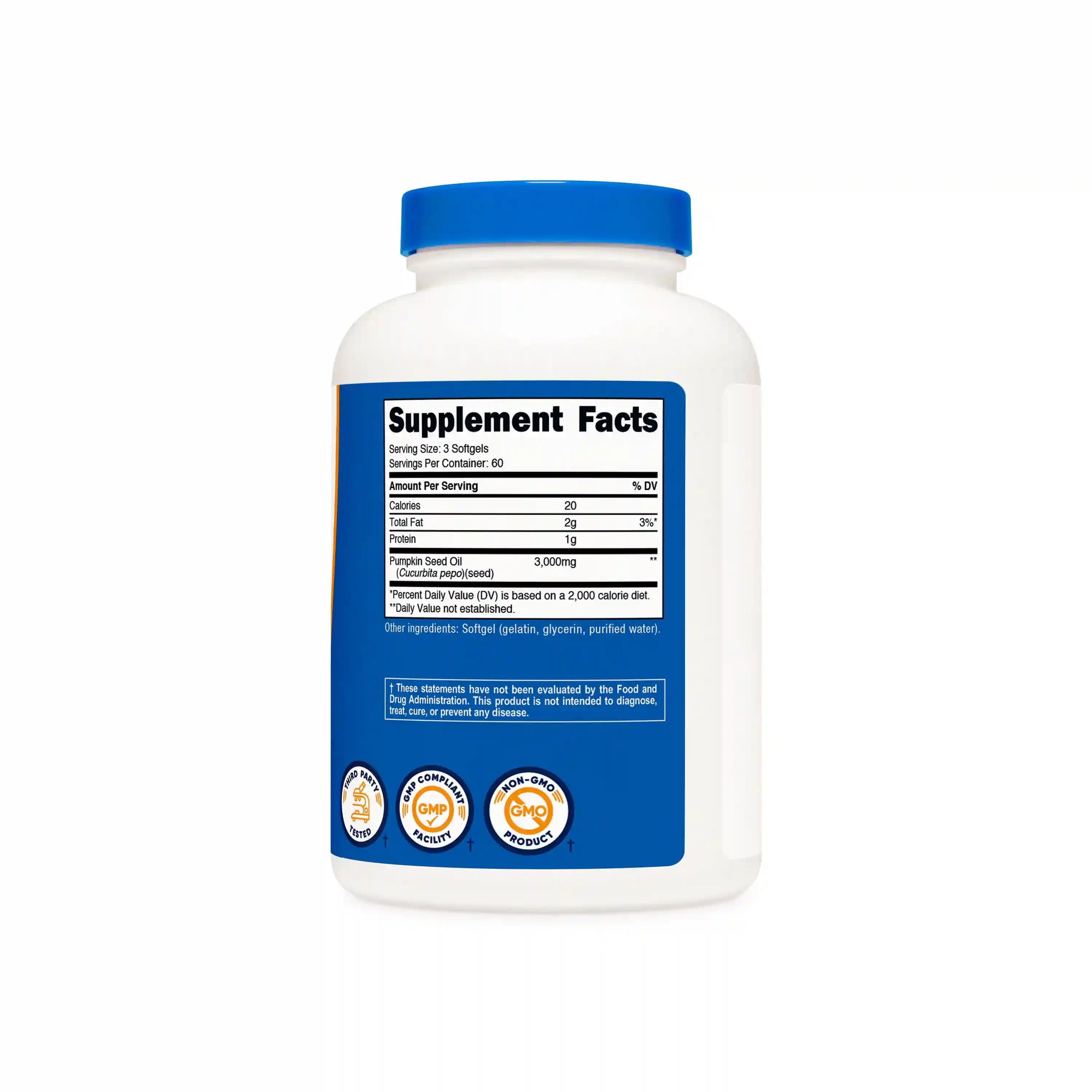 Nutricost Pumpkin Seed Oil Secondary image