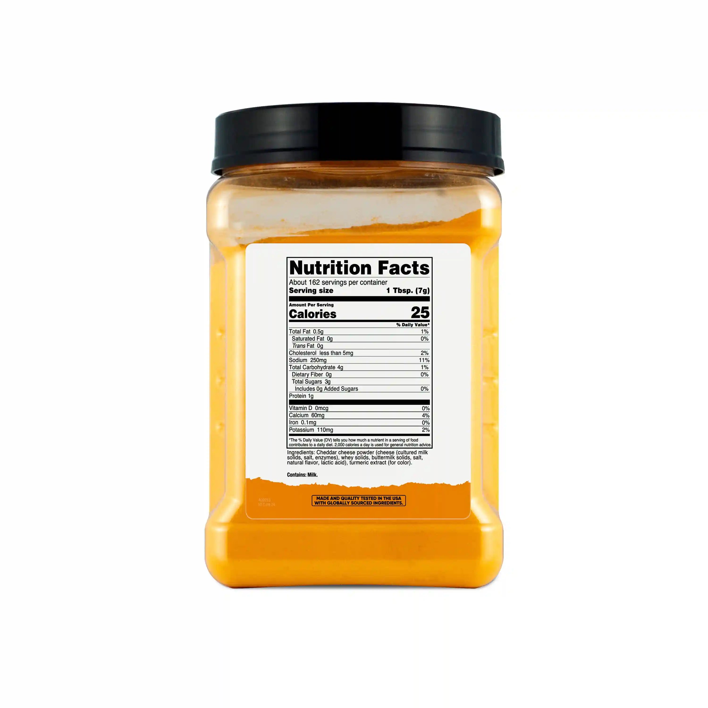 Nutricost Pantry Cheddar Cheese Powder (Yellow) (2.5 LB) Secondary image