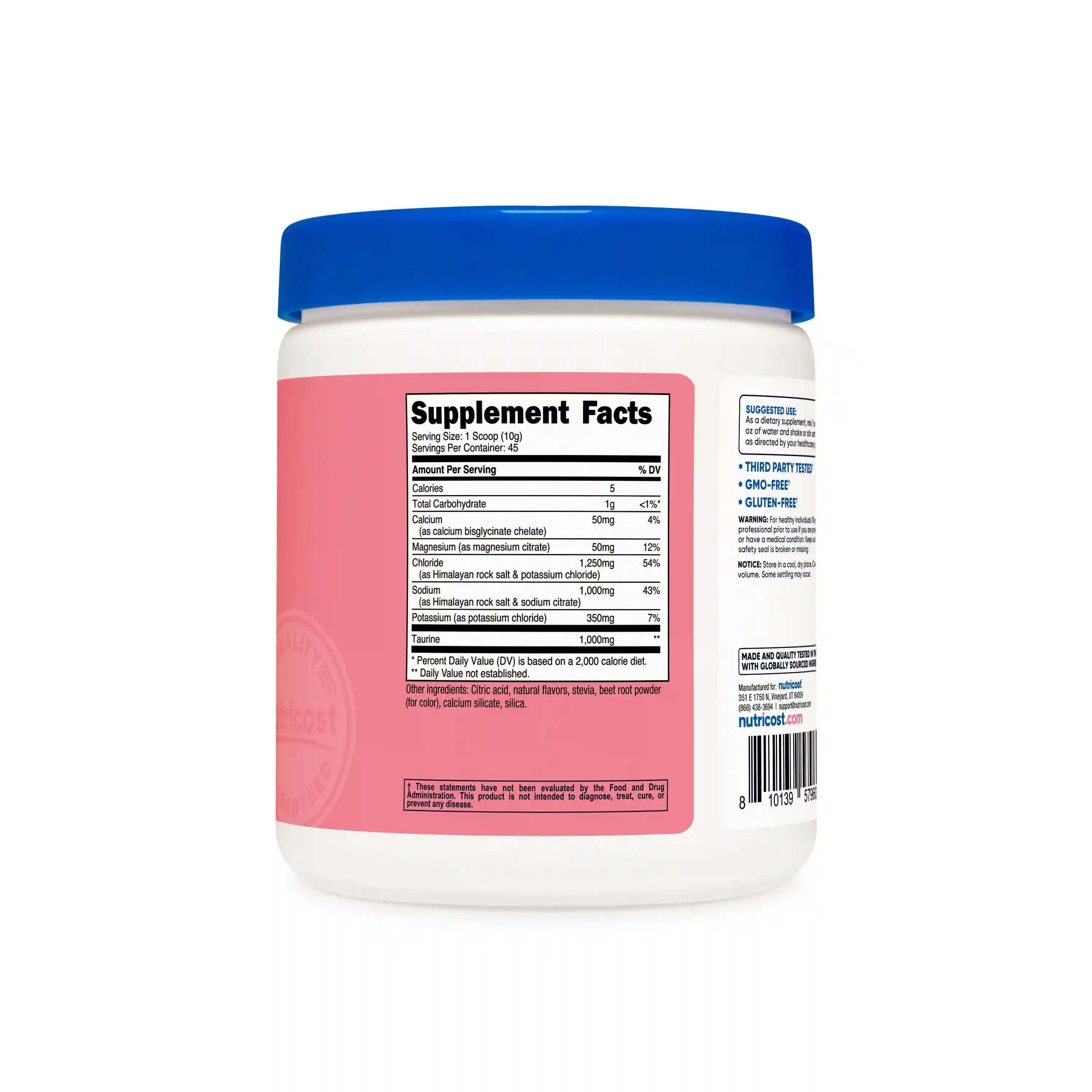 Nutricost High-Salt Electrolytes Powder Secondary image