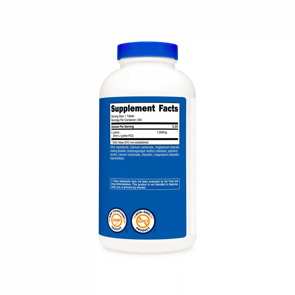 Nutricost L-Lysine Tablets