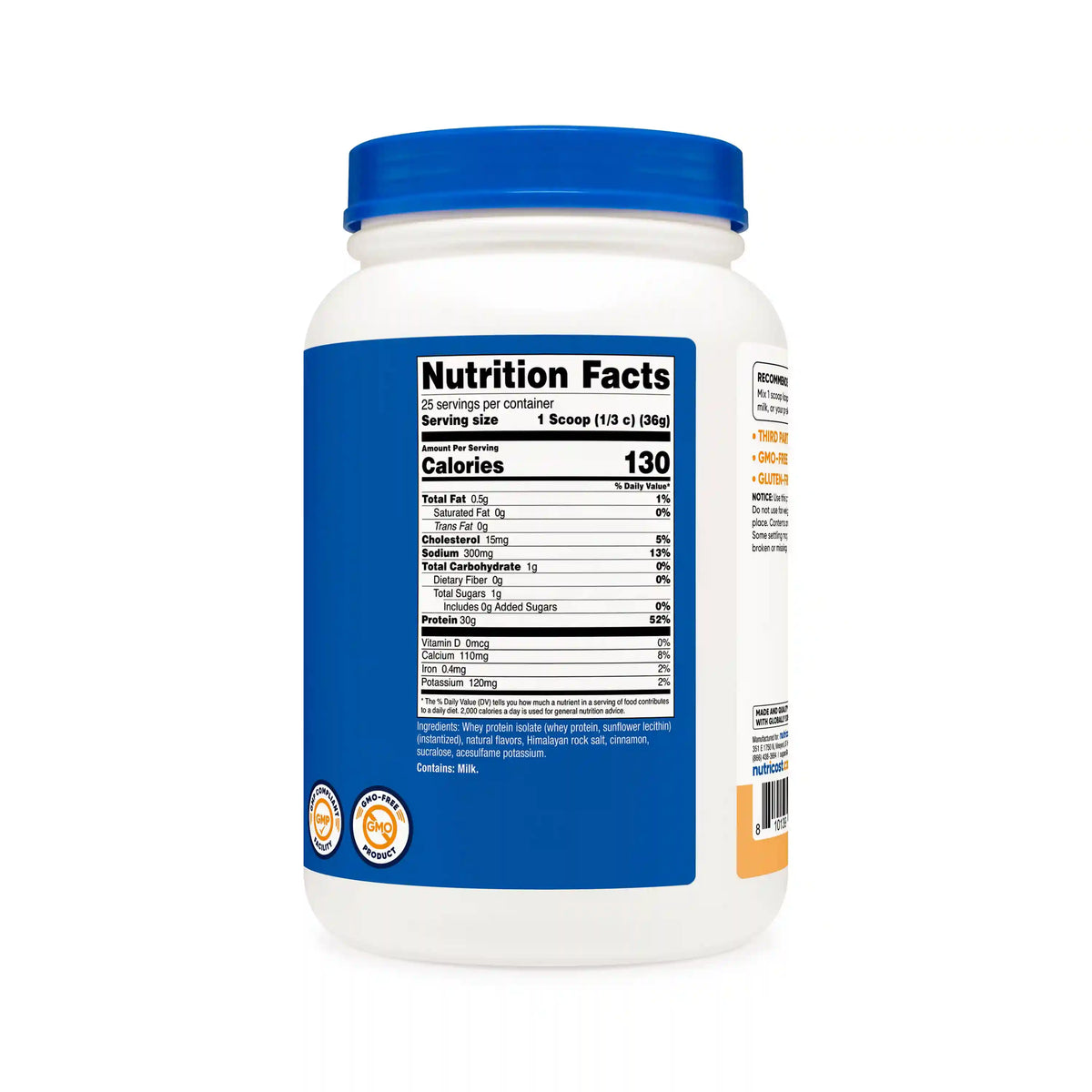 Nutricost Whey Protein Isolate Powder