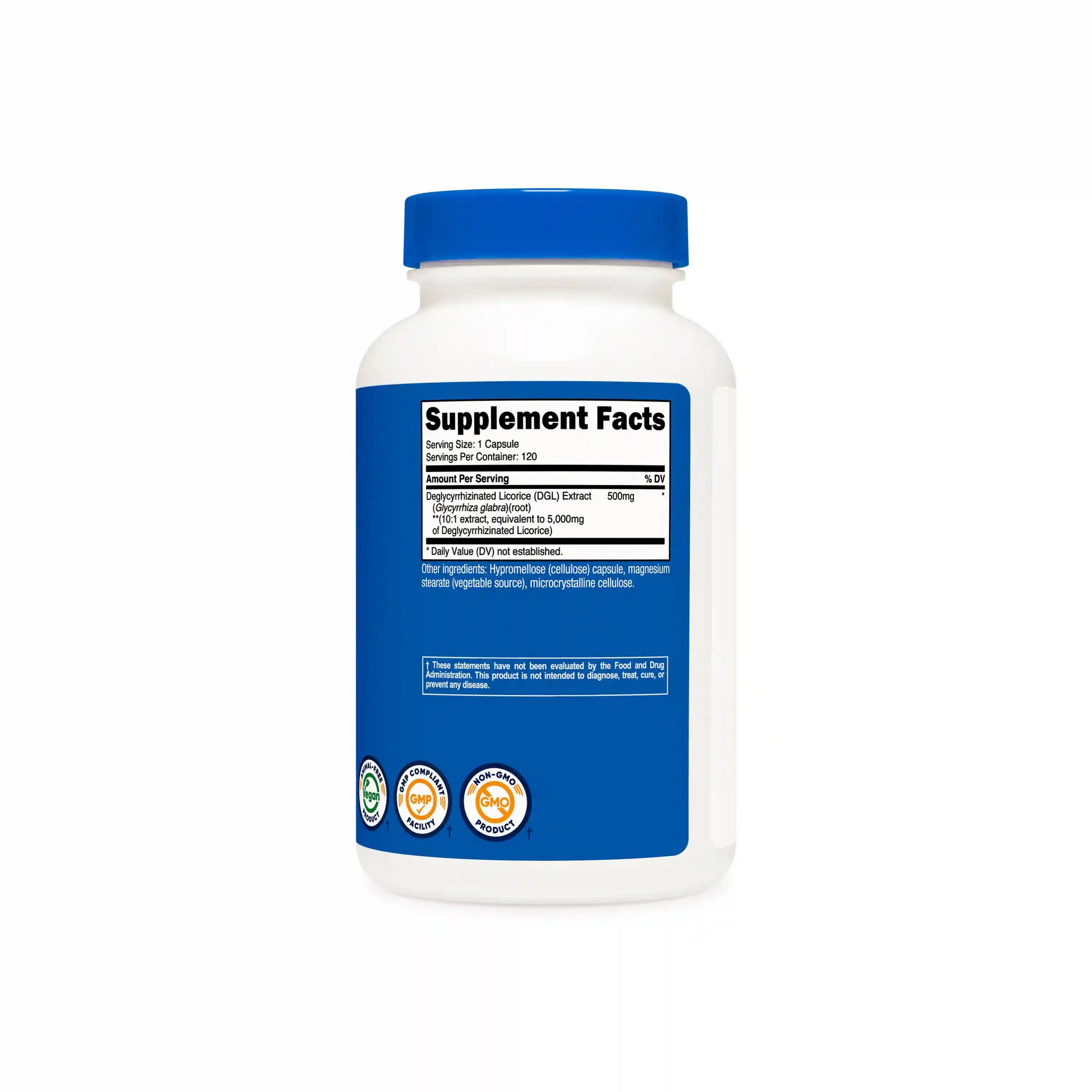 Nutricost DGL Deglycyrrhizinated Licorice Extract Capsules Secondary image