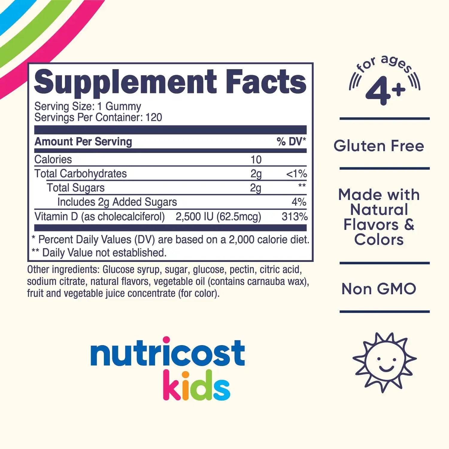 Nutricost Kids Vitamin D3 Gummies Secondary image
