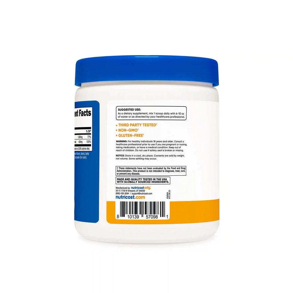 Nutricost Calcium Citrate + Magnesium Citrate Powder