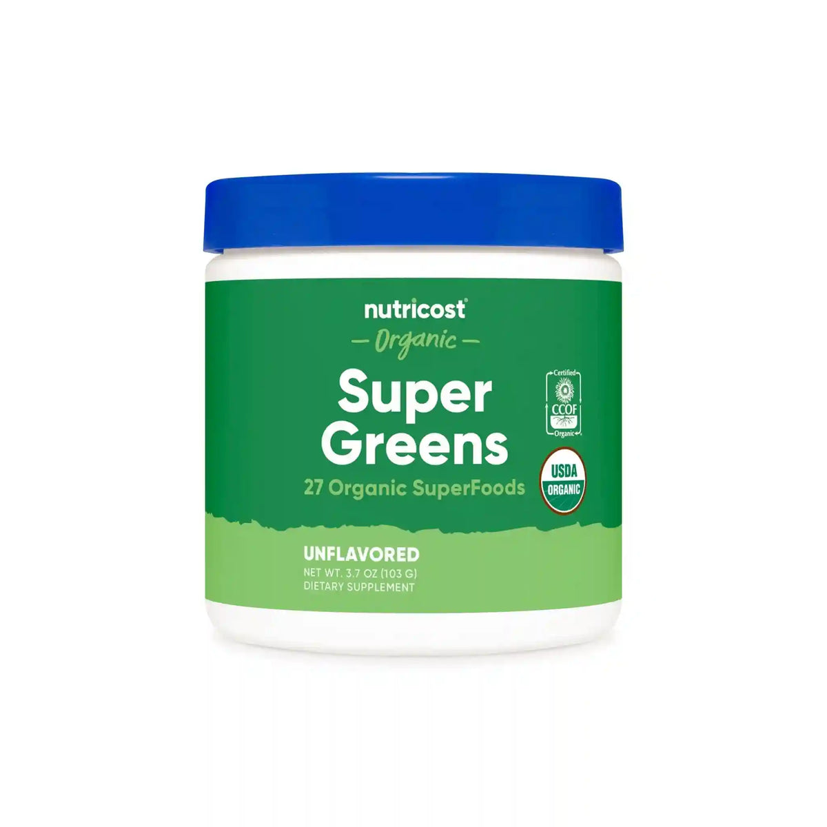 Nutricost Organic Super Greens Powder - 10 Servings Main image