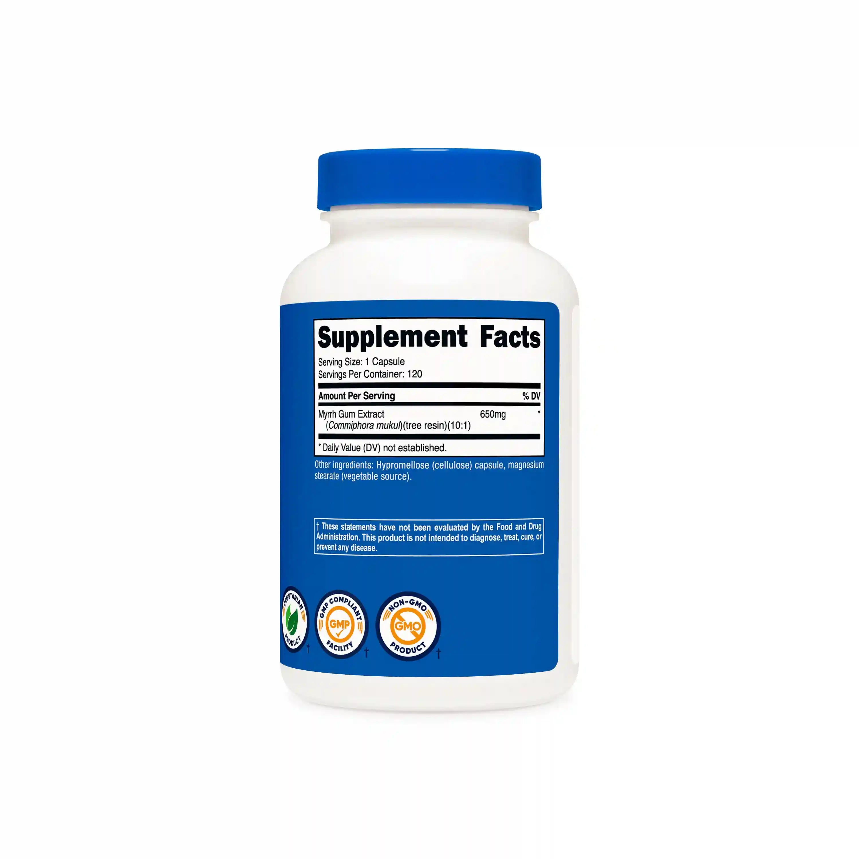 Nutricost Myrrh Exract Capsules Secondary image
