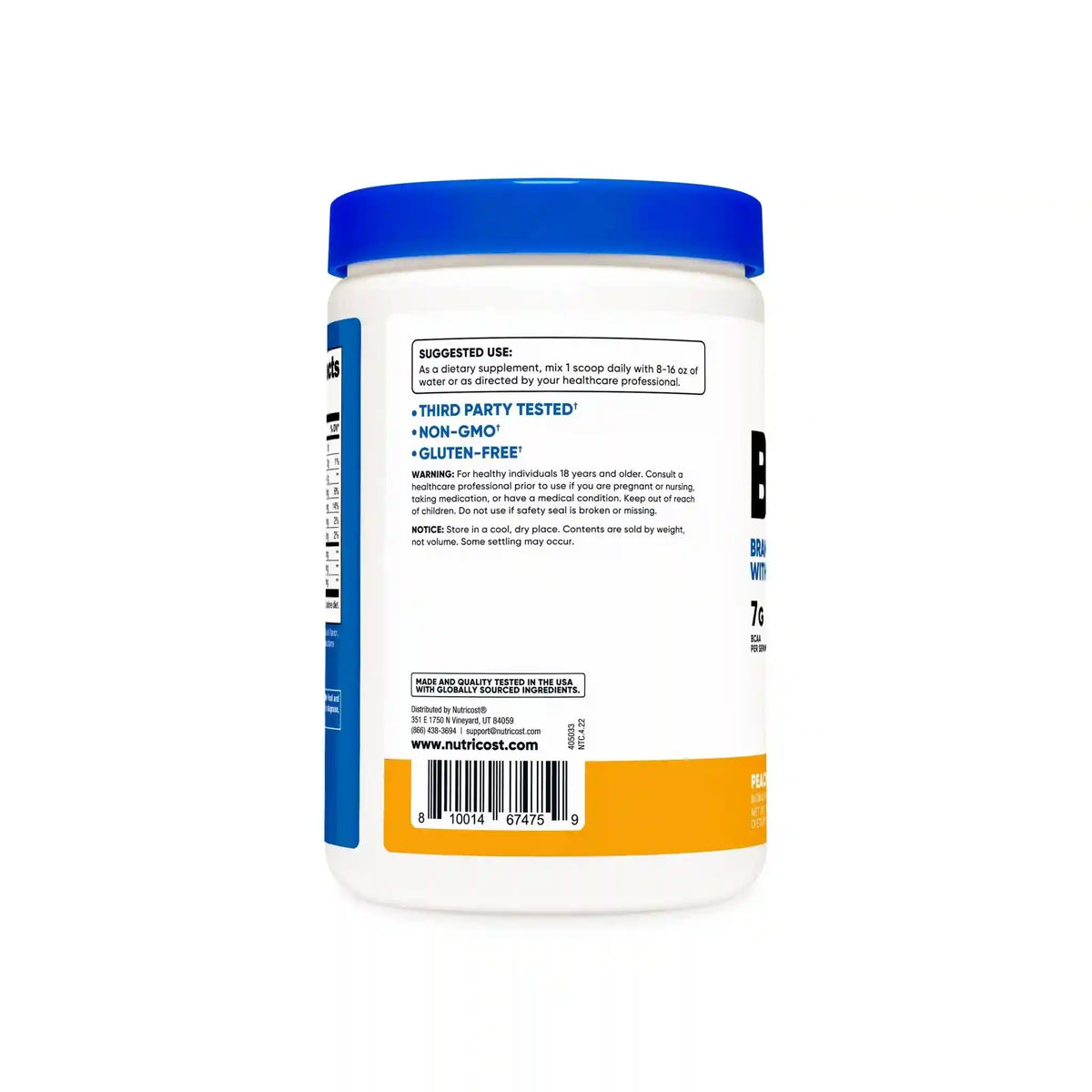 Nutricost BCAA + Hydration Powder