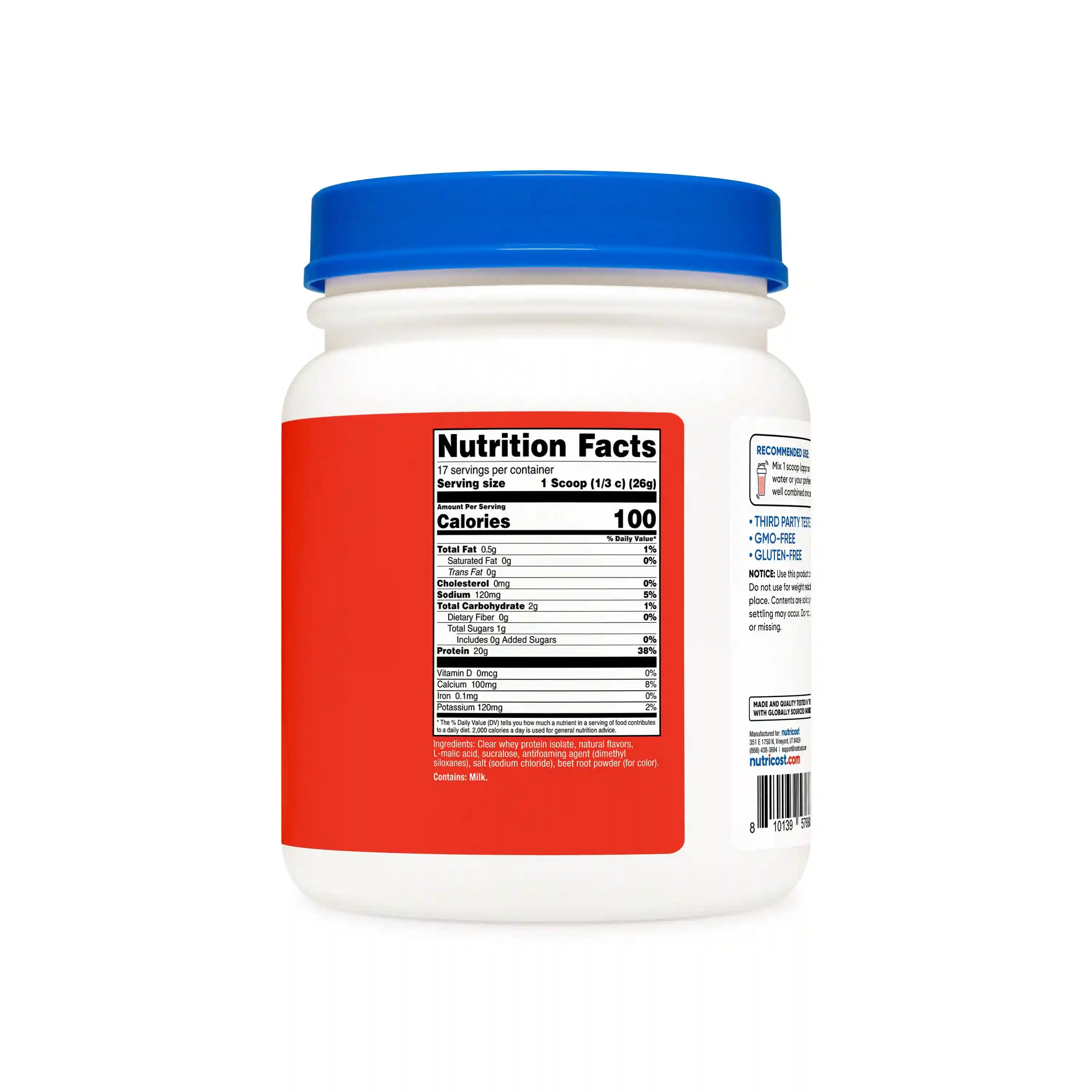 Nutricost Clear Whey Protein Isolate Secondary image