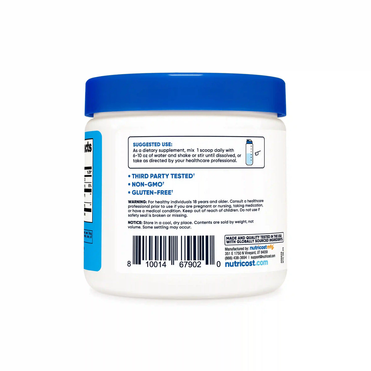 Nutricost Ketone BHB Salt Powders (Calcium, Magnesium, Potassium, Sodium)