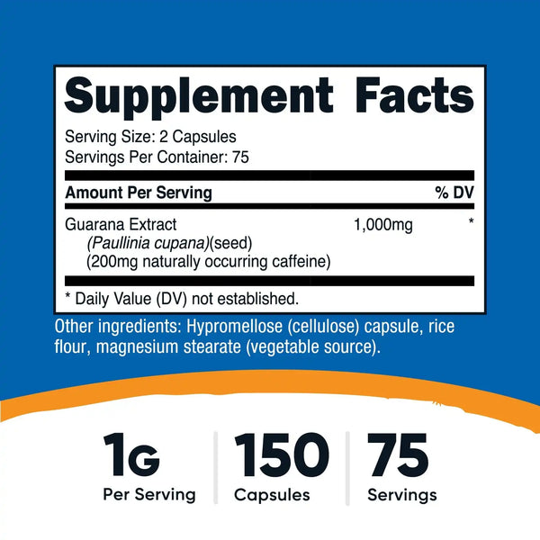 Nutricost Guarana Capsules