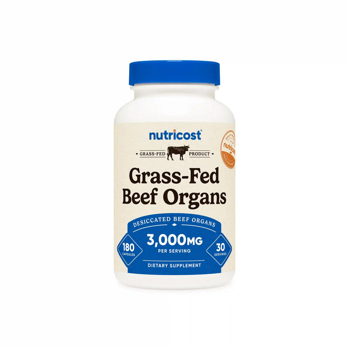 Nutricost Grass Fed Beef Organs Main image