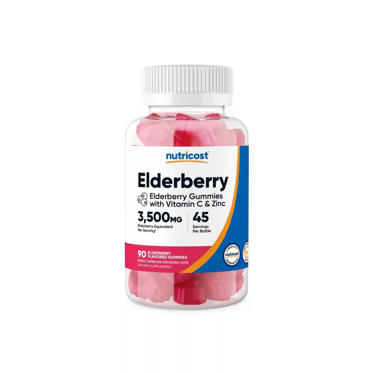 Nutricost Elderberry Gummies (with Vitamin C & Zinc)