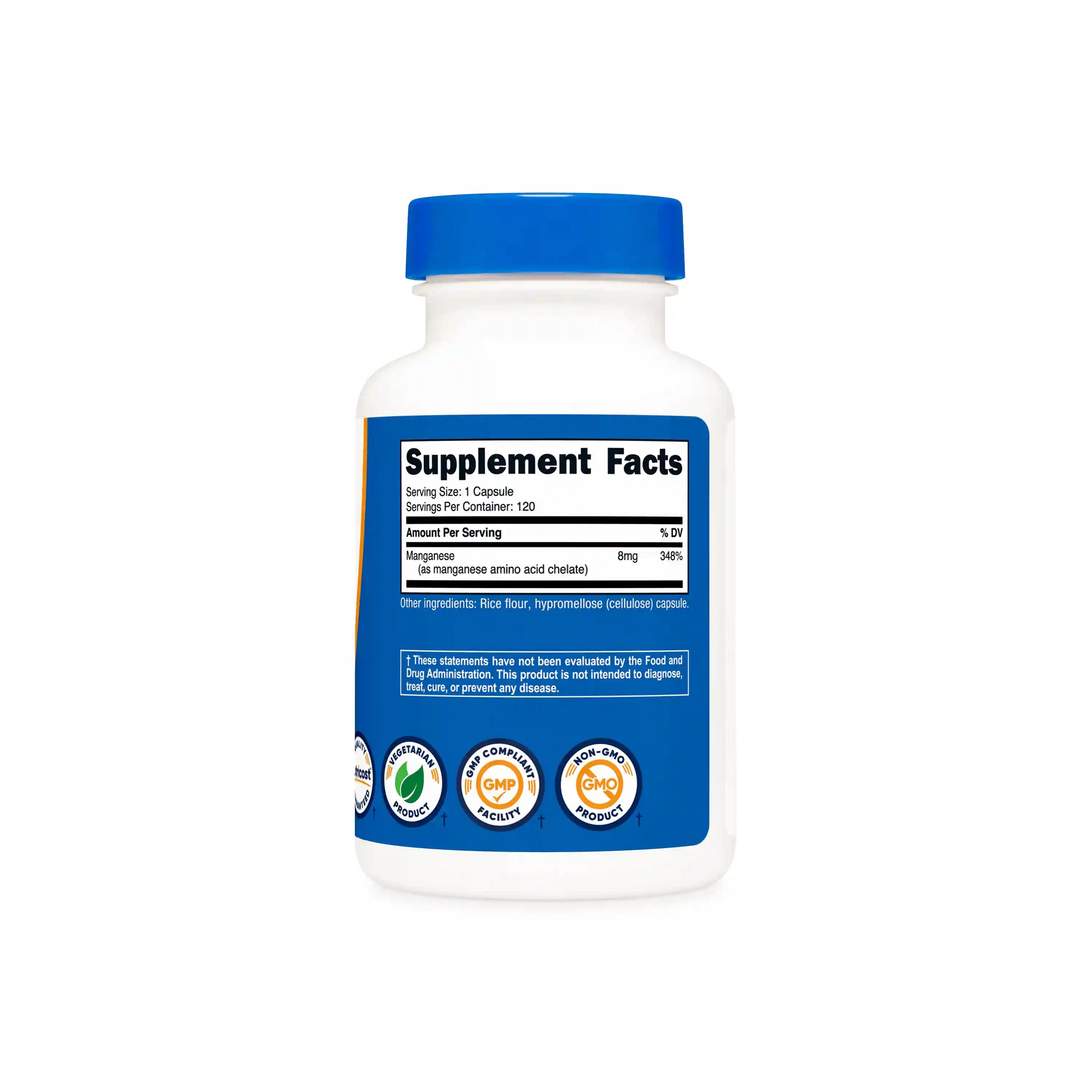 Nutricost Manganese Capsules Secondary image