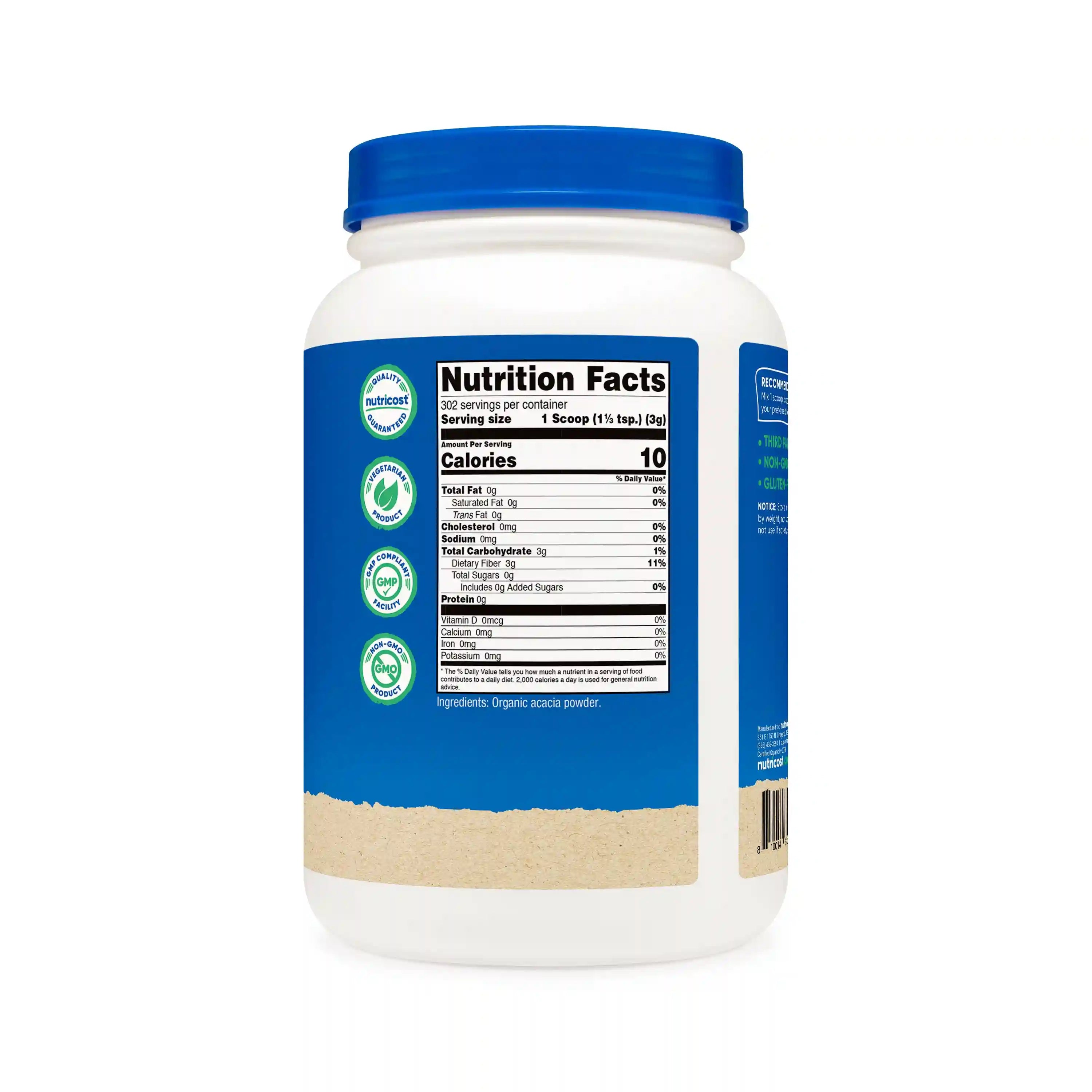 Nutricost Organic Acacia Fiber Powder Secondary image