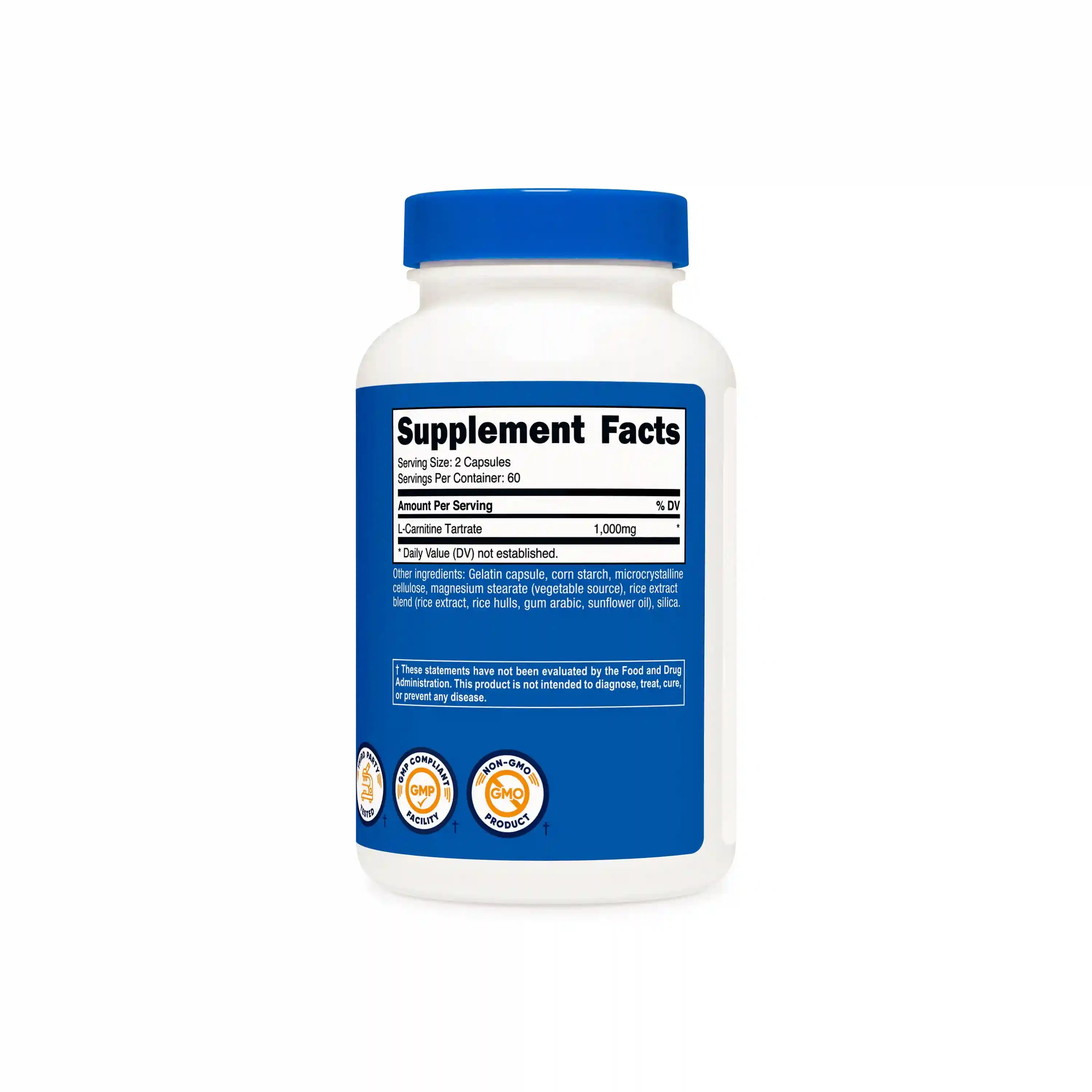 Nutricost L-Carnitine Tartrate Capsules Secondary image