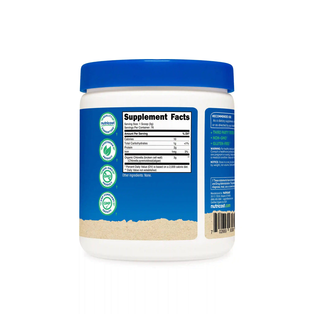 Nutricost Organic Chlorella Powder