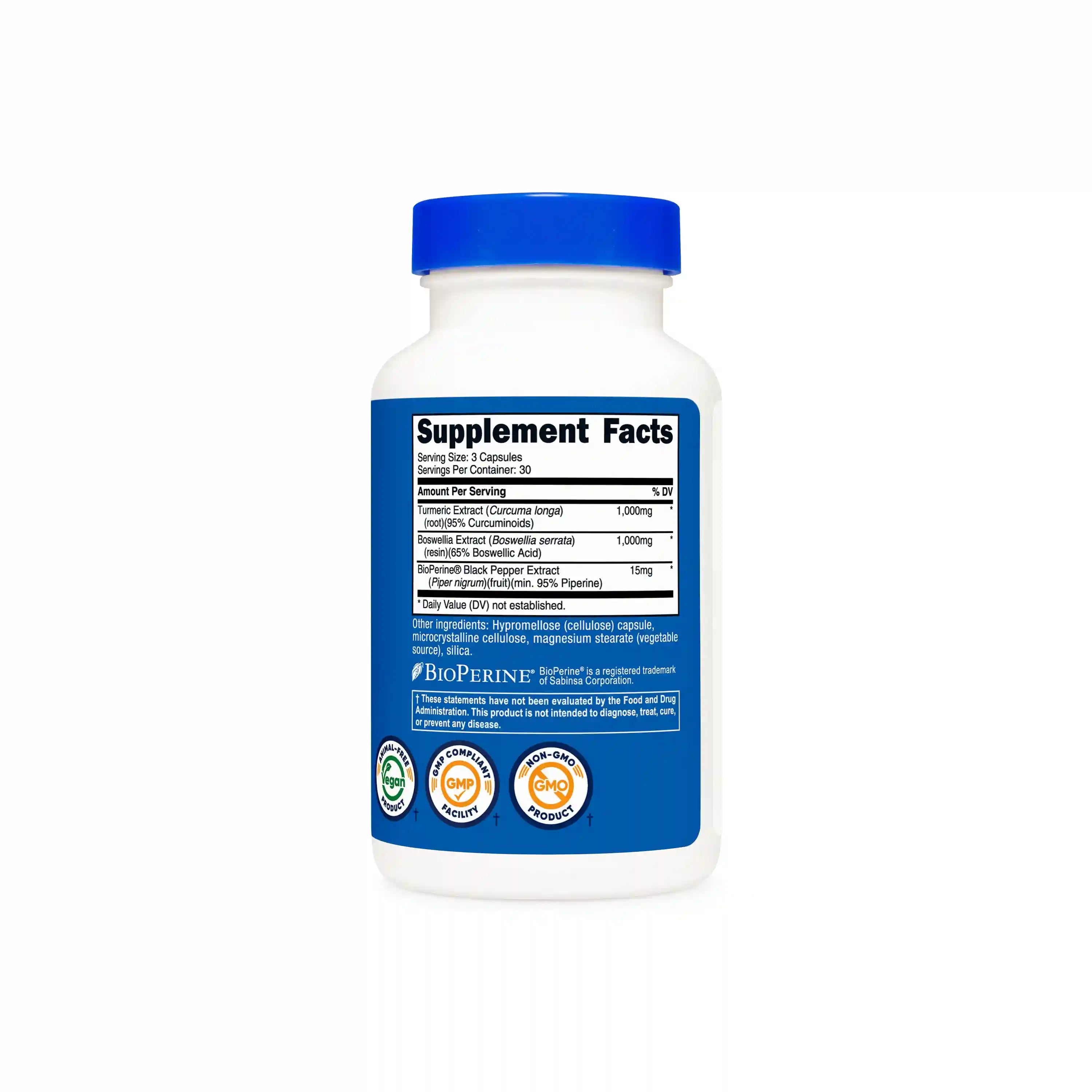 Nutricost Turmeric + Boswellia Capsules Secondary image
