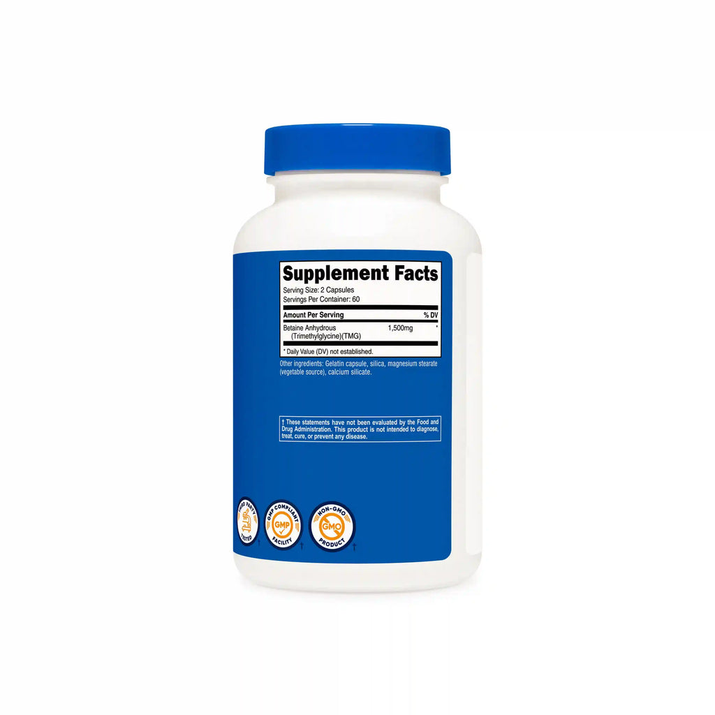 Nutricost Betaine Anhydrous (TMG) Capsules