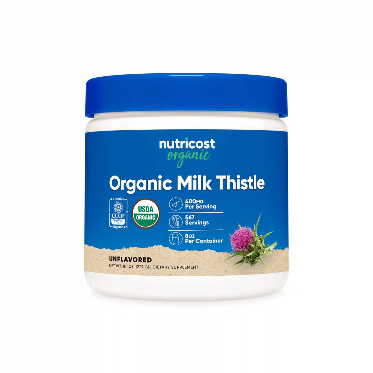 Nutricost Organic Milk Thistle Powder Main image