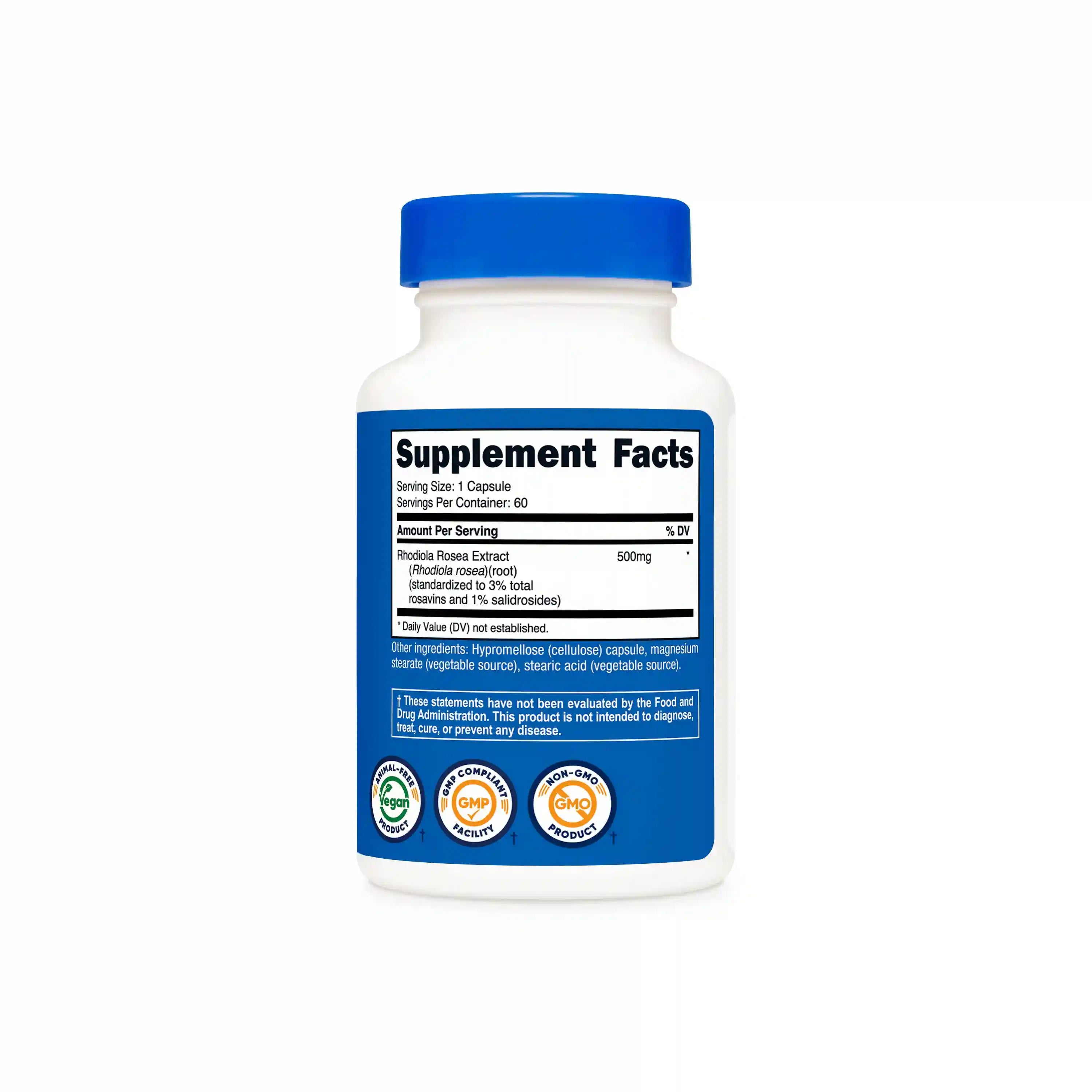 Nutricost Rhodiola Rosea Capsules Secondary image